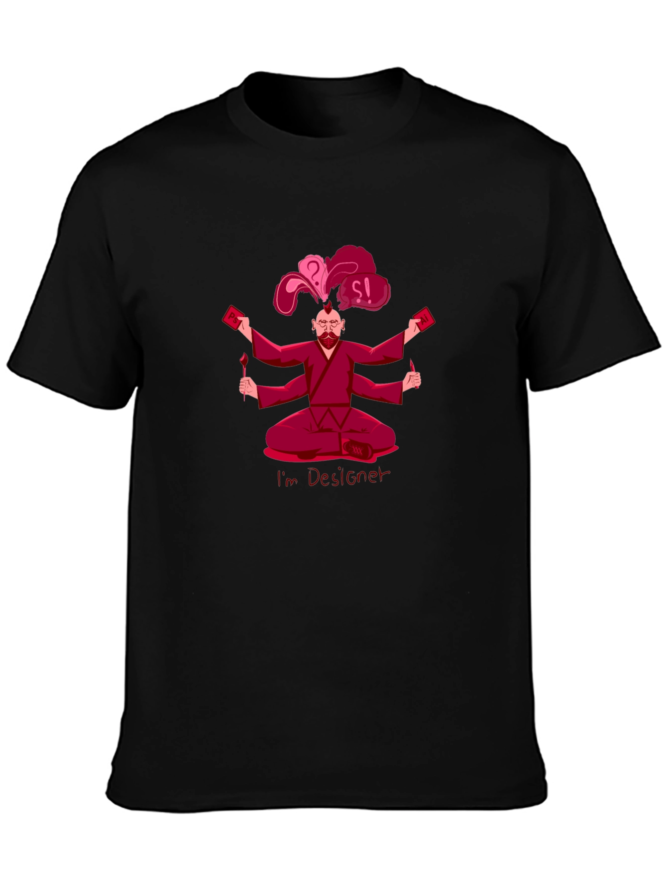 Designer Graphic T-Shirt - Creative Artistic Design