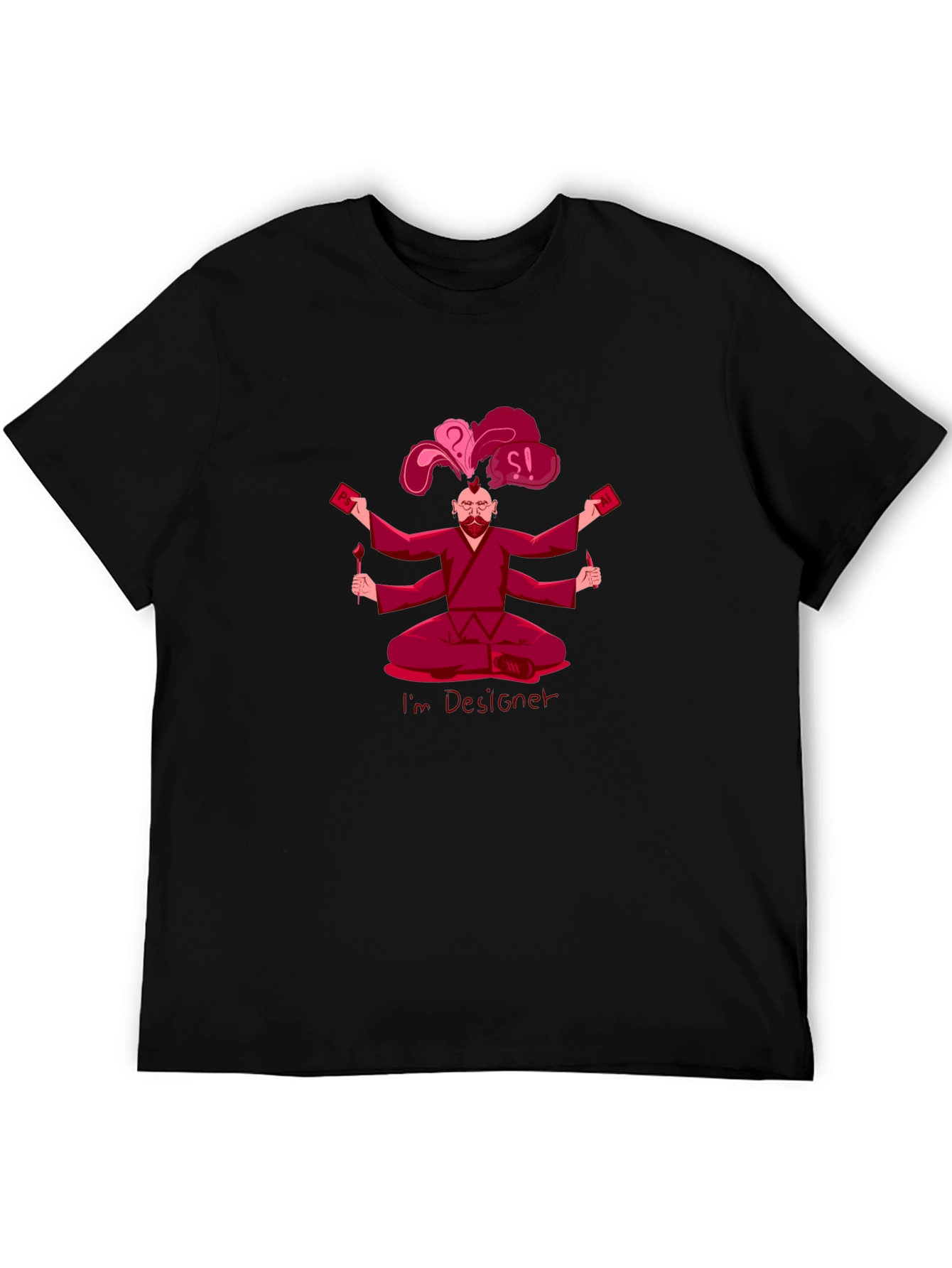 Designer Graphic T-Shirt - Creative Artistic Design