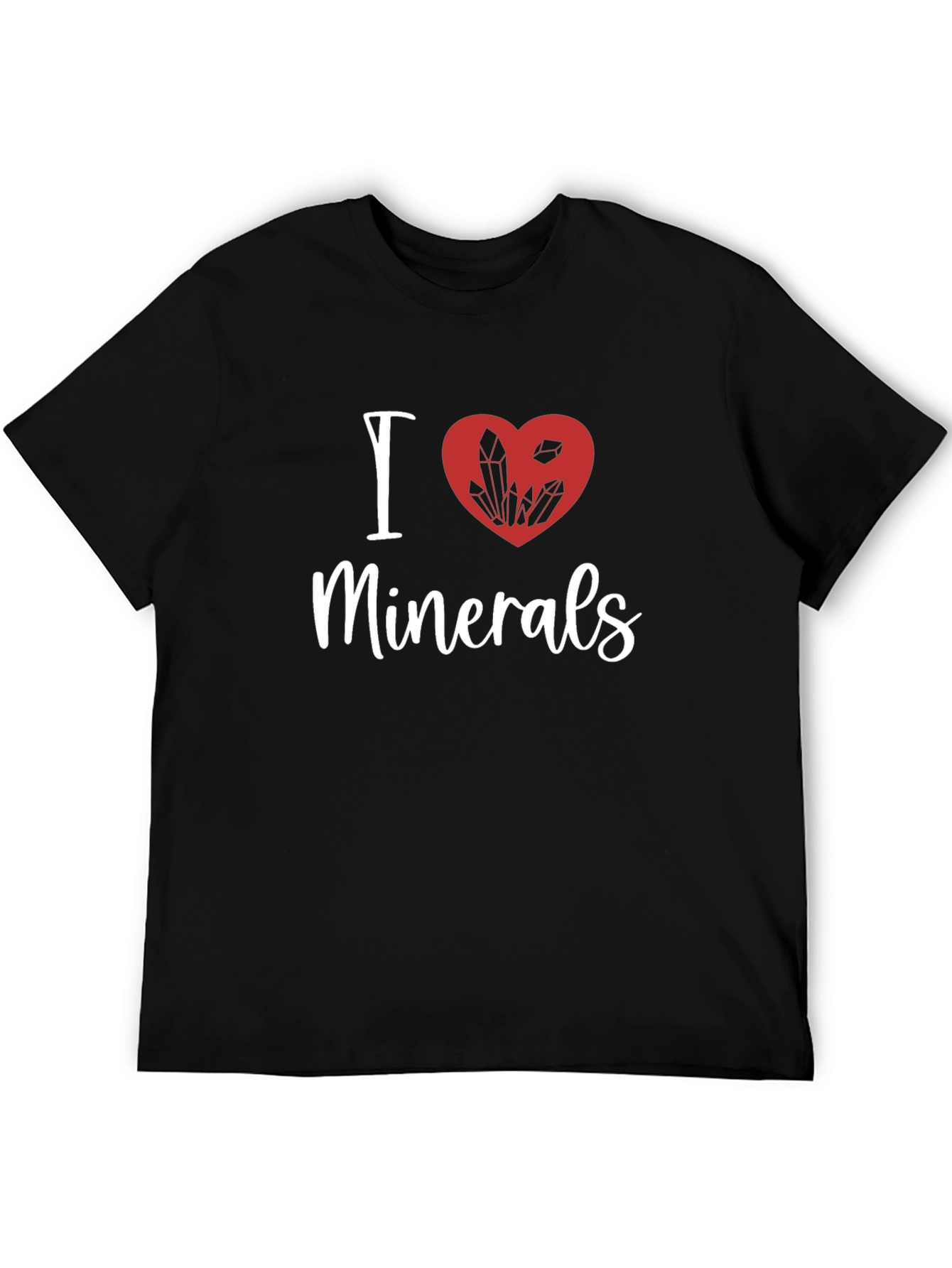 I Heart Minerals Black Graphic Tee