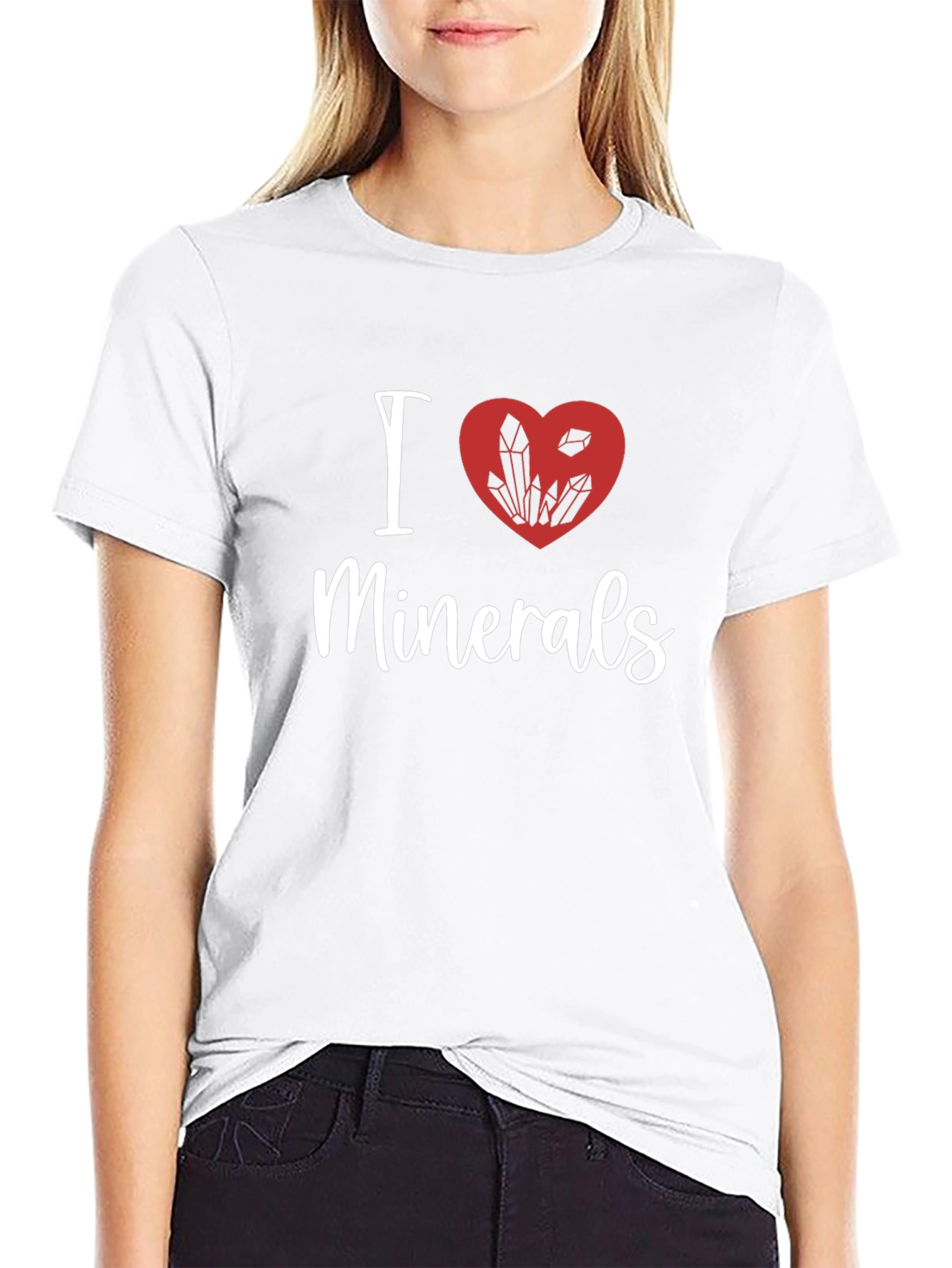 I Heart Minerals Black Graphic Tee