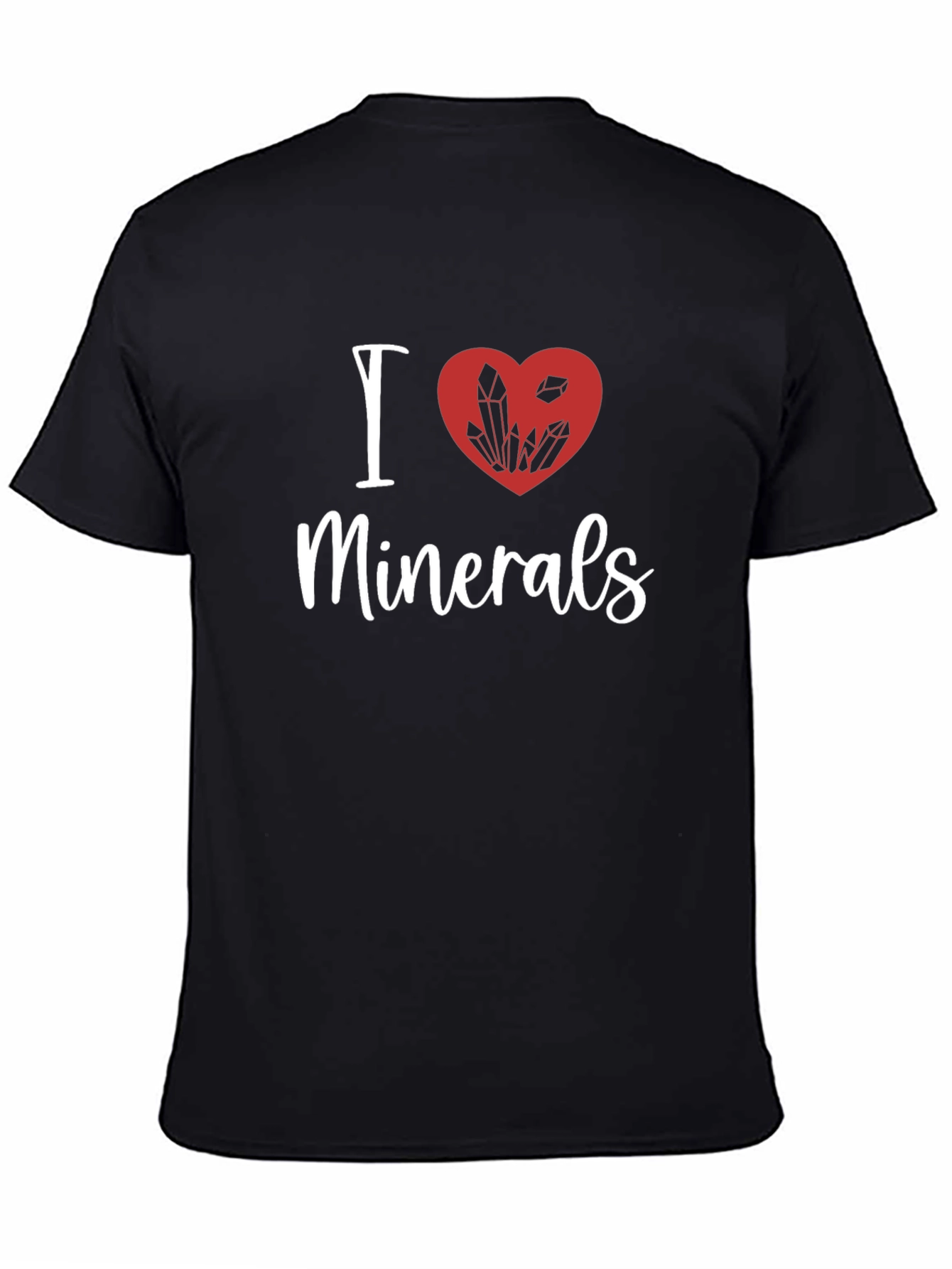 I Heart Minerals Black Graphic Tee