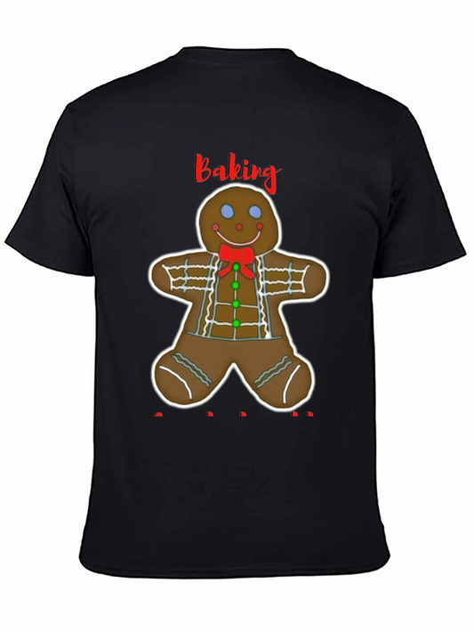 Gingerbread Baking T-Shirt - Holiday Apparel