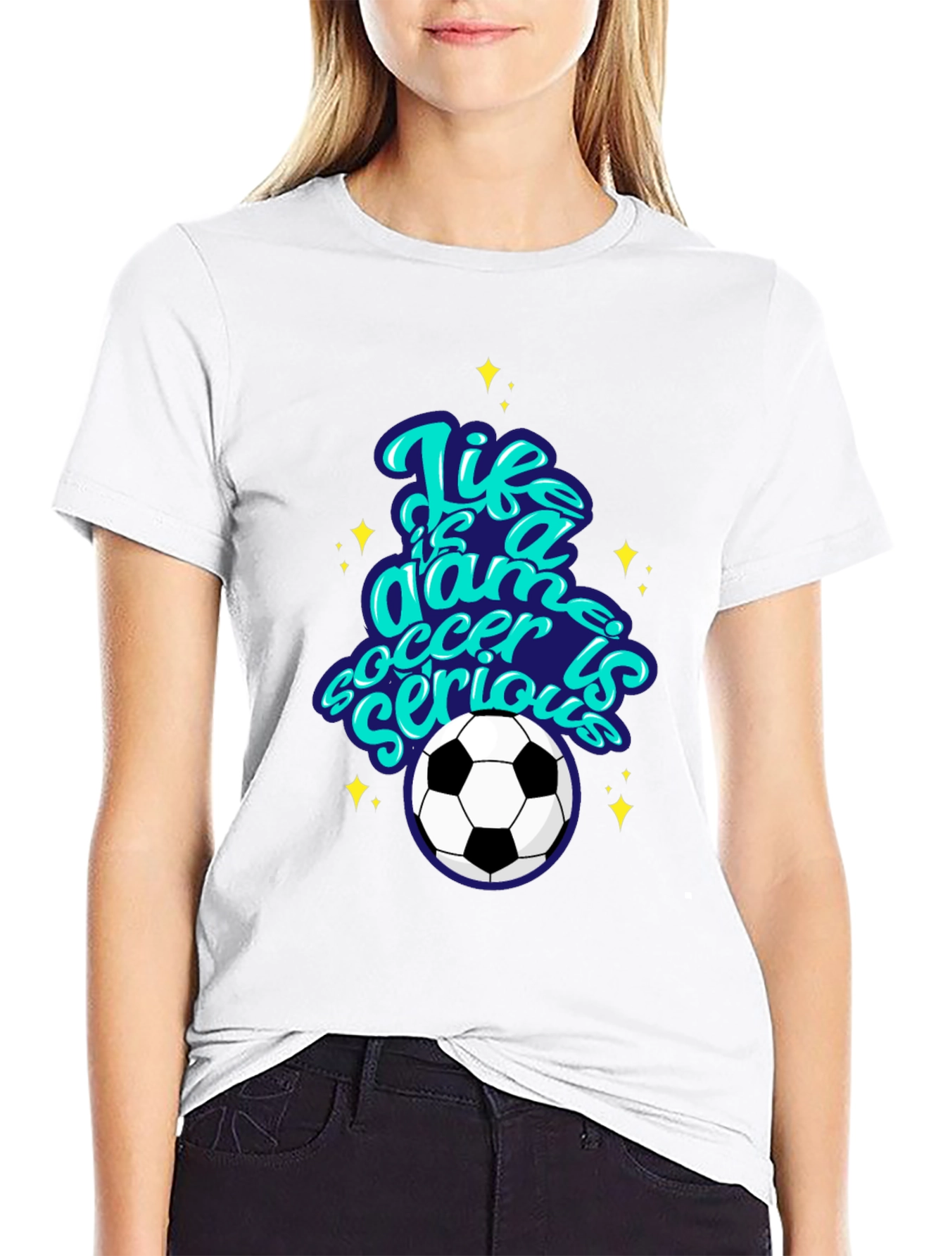 Life Is A Game Soccer T-Shirt