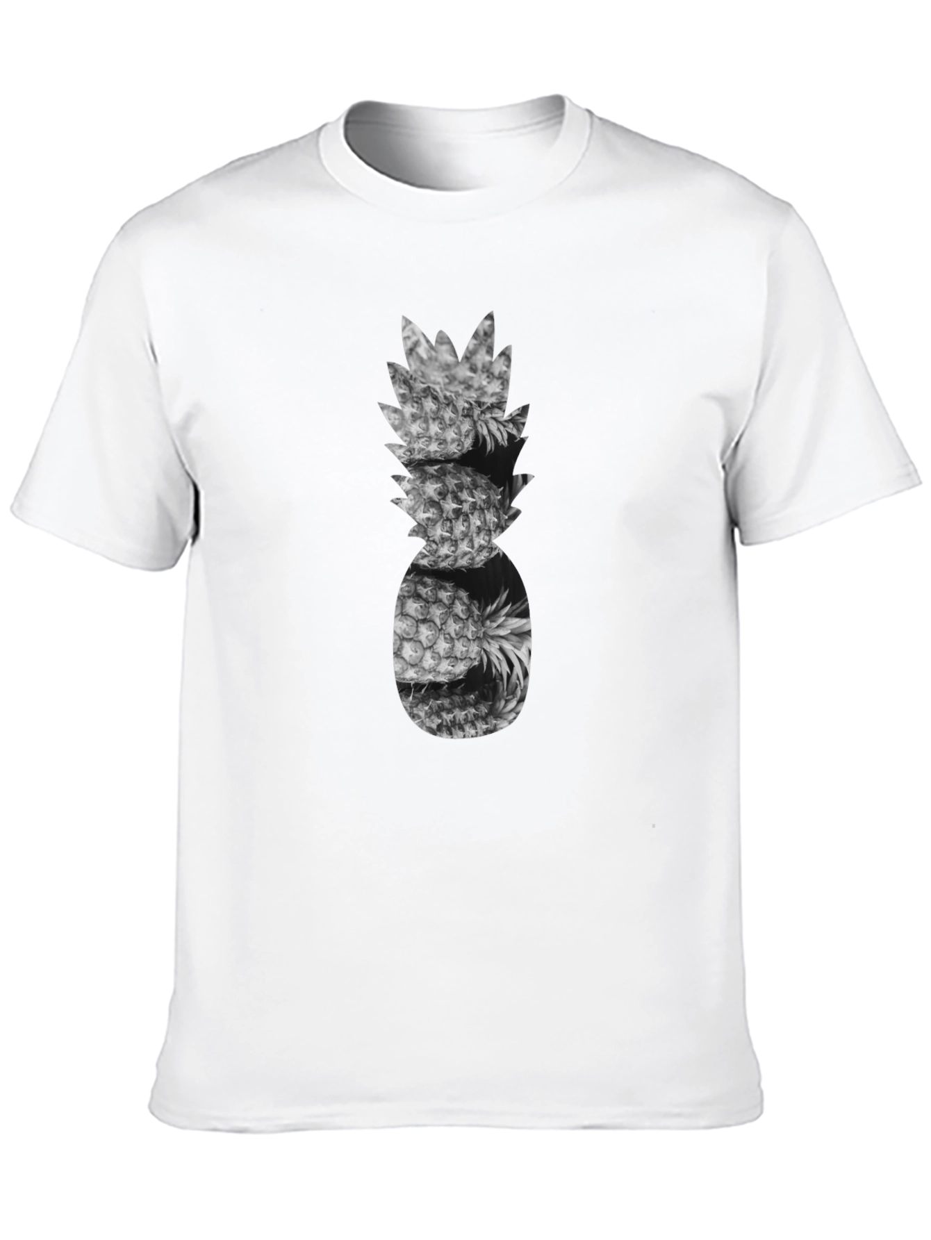 Pineapple Stack Graphic Tee - Black