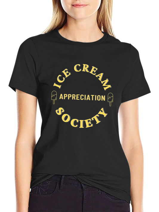 Ice Cream Appreciation Society Graphic T-Shirt