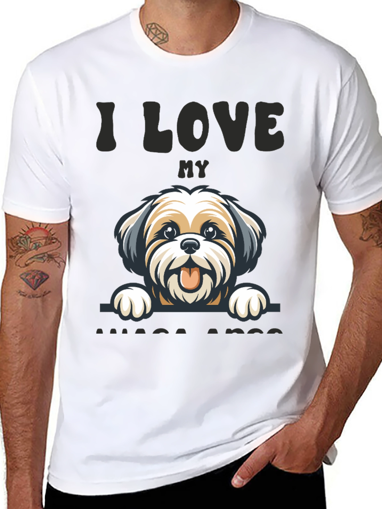 I Love My Lhasa Apso T-Shirt