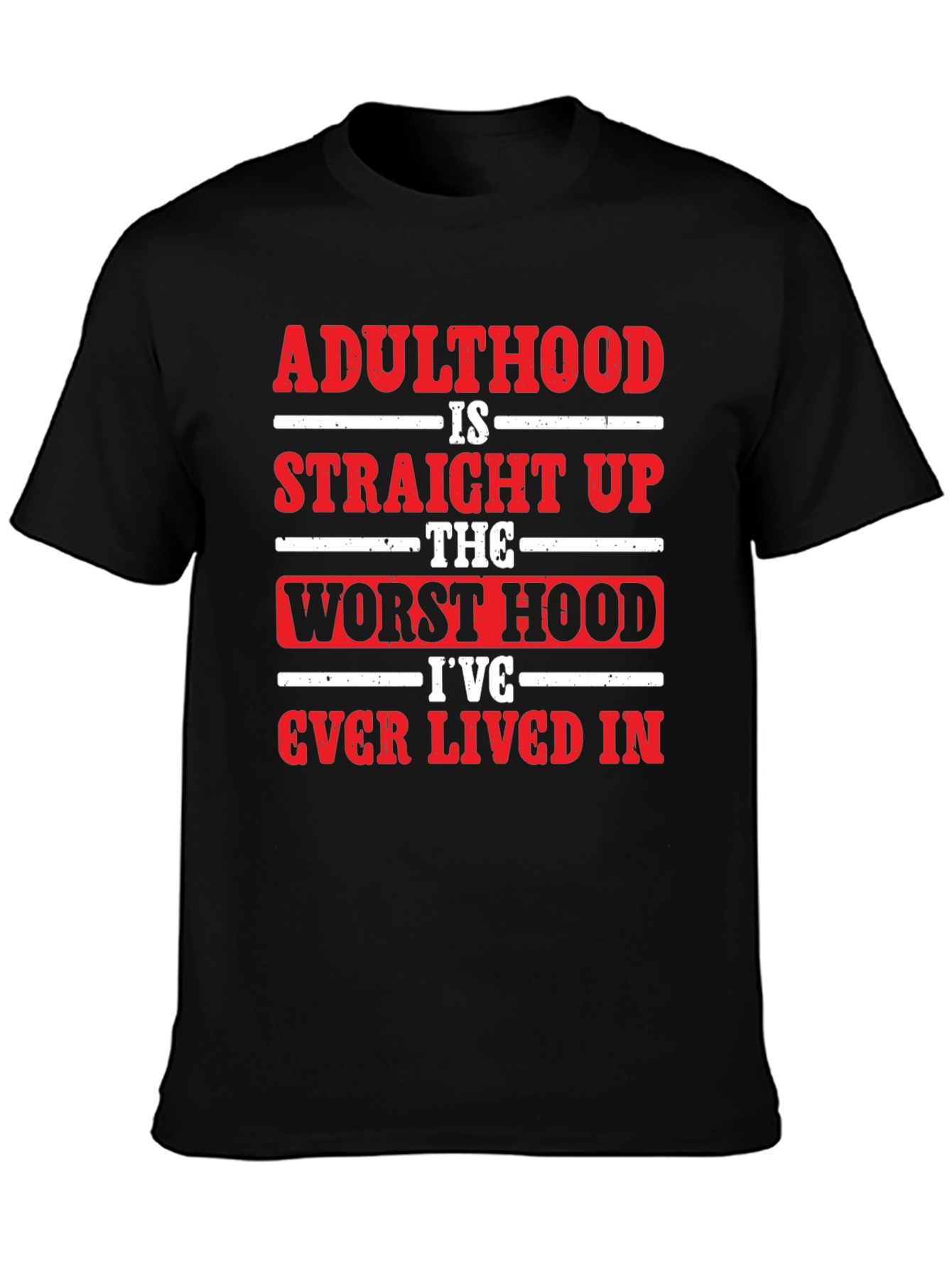 Adulthood Humor T-Shirt