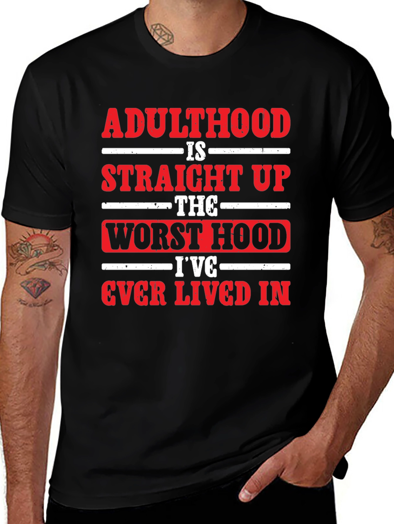 Adulthood Humor T-Shirt