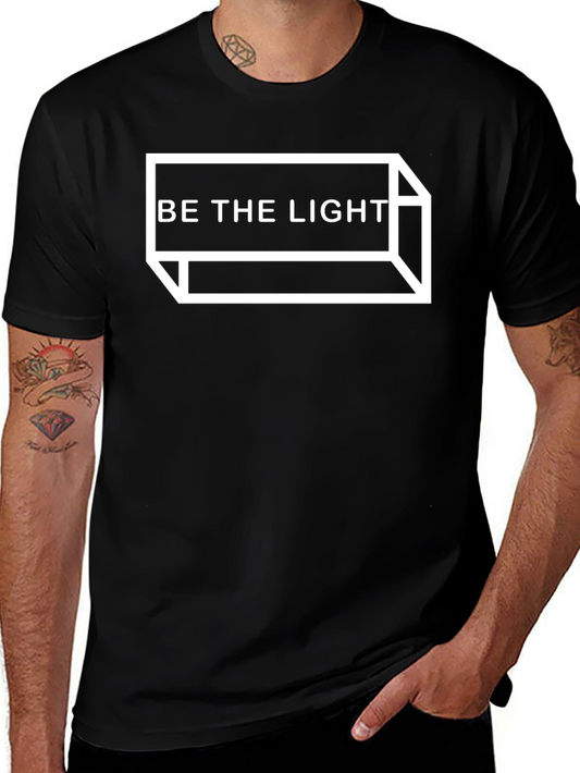 Be The Light Graphic Tee - Modern Print