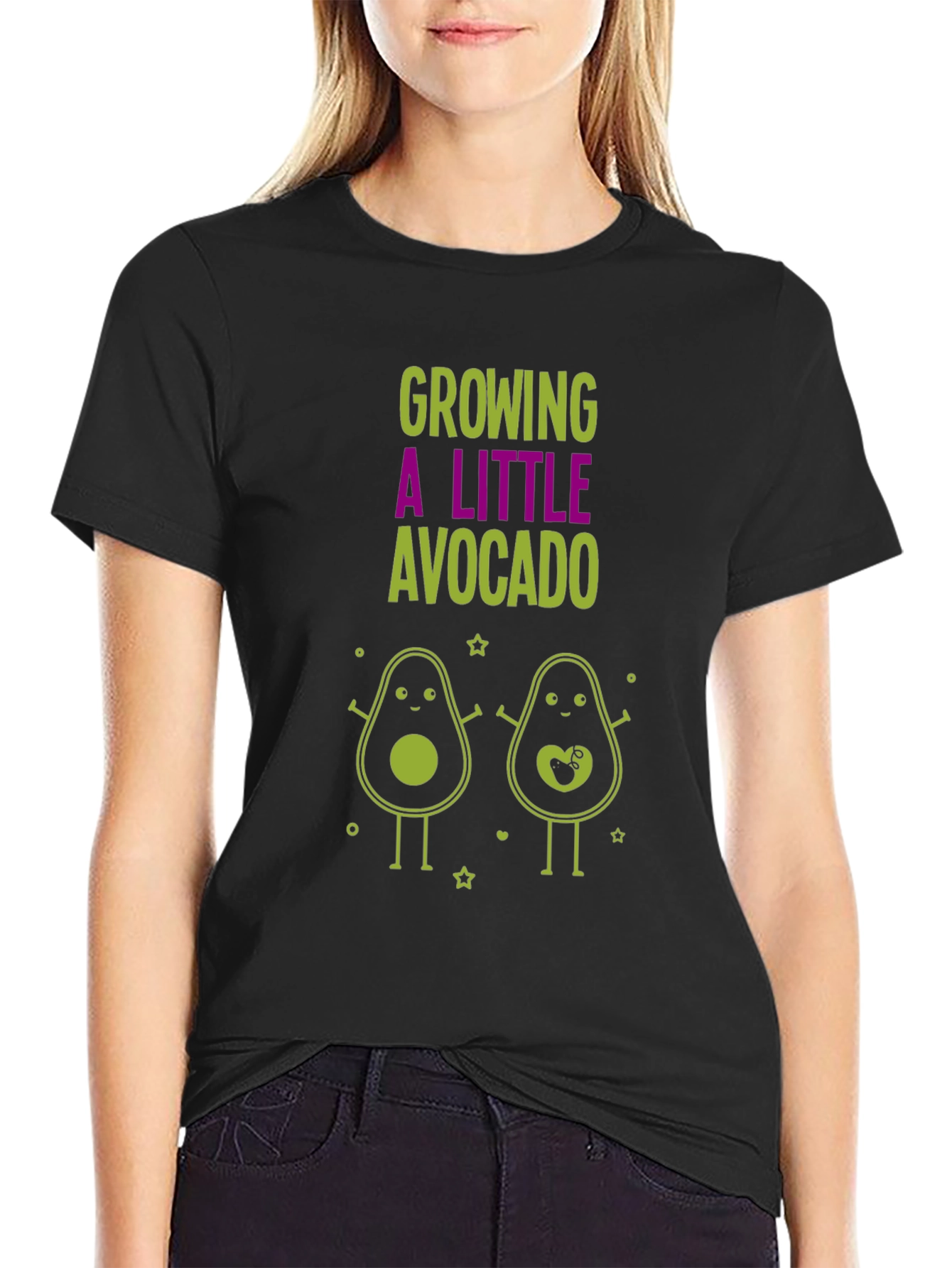 Growing a Little Avocado T-Shirt - Pregnancy Reveal Tee