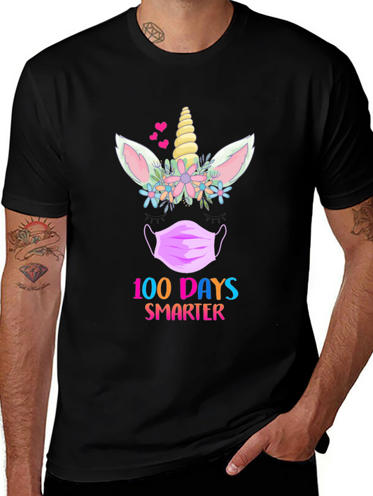 100 Days Smarter Unicorn T-Shirt