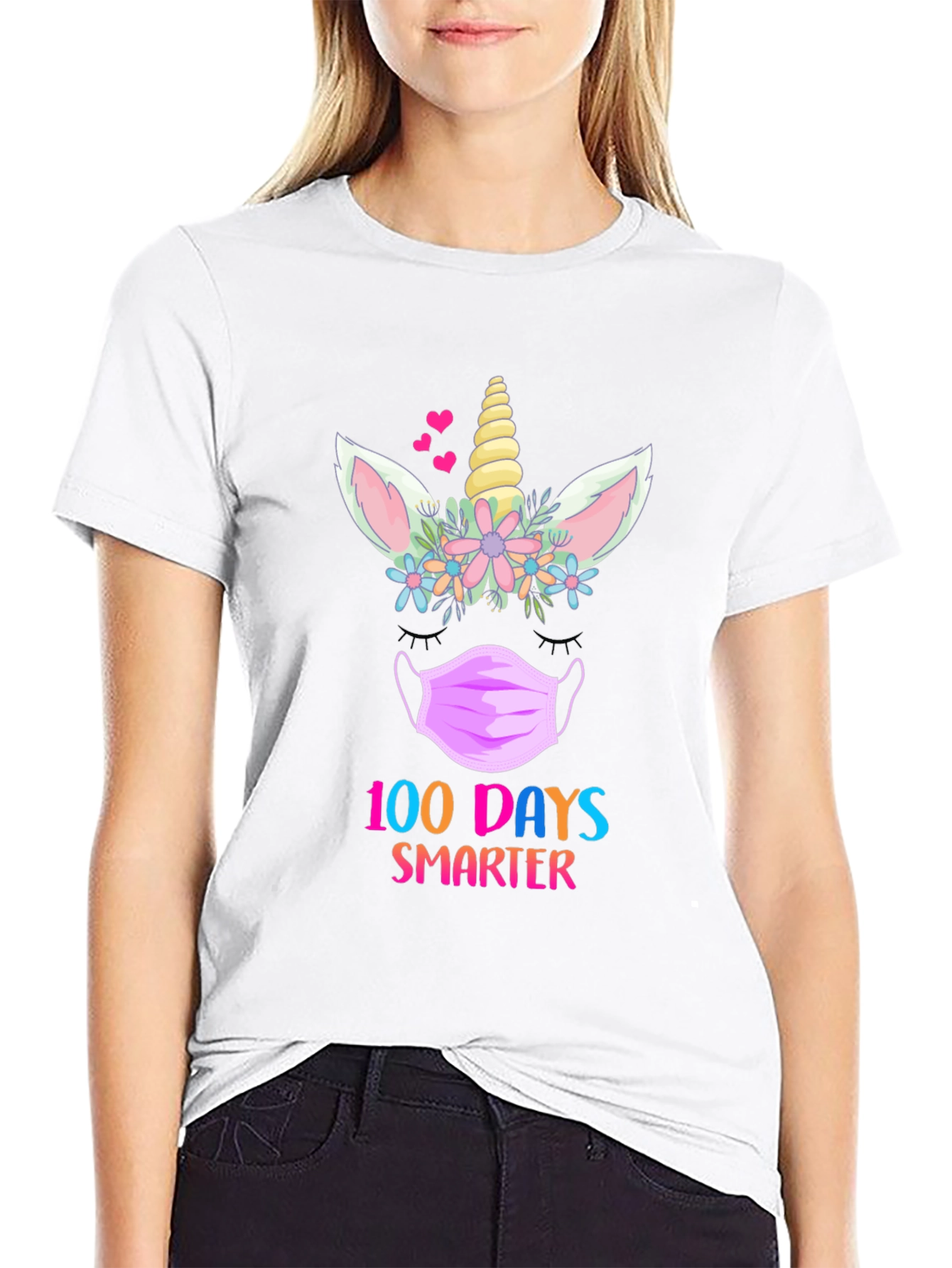 100 Days Smarter Unicorn T-Shirt