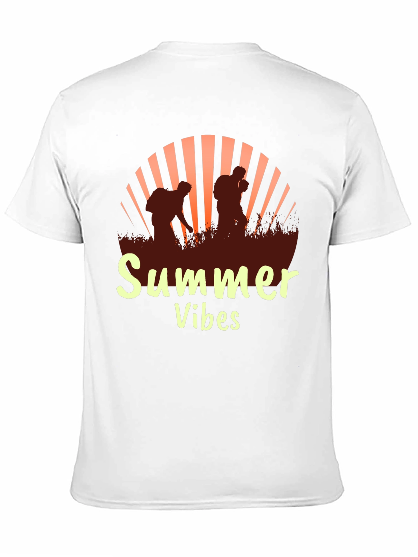 Summer Vibes Graphic Tee - Black T-Shirt