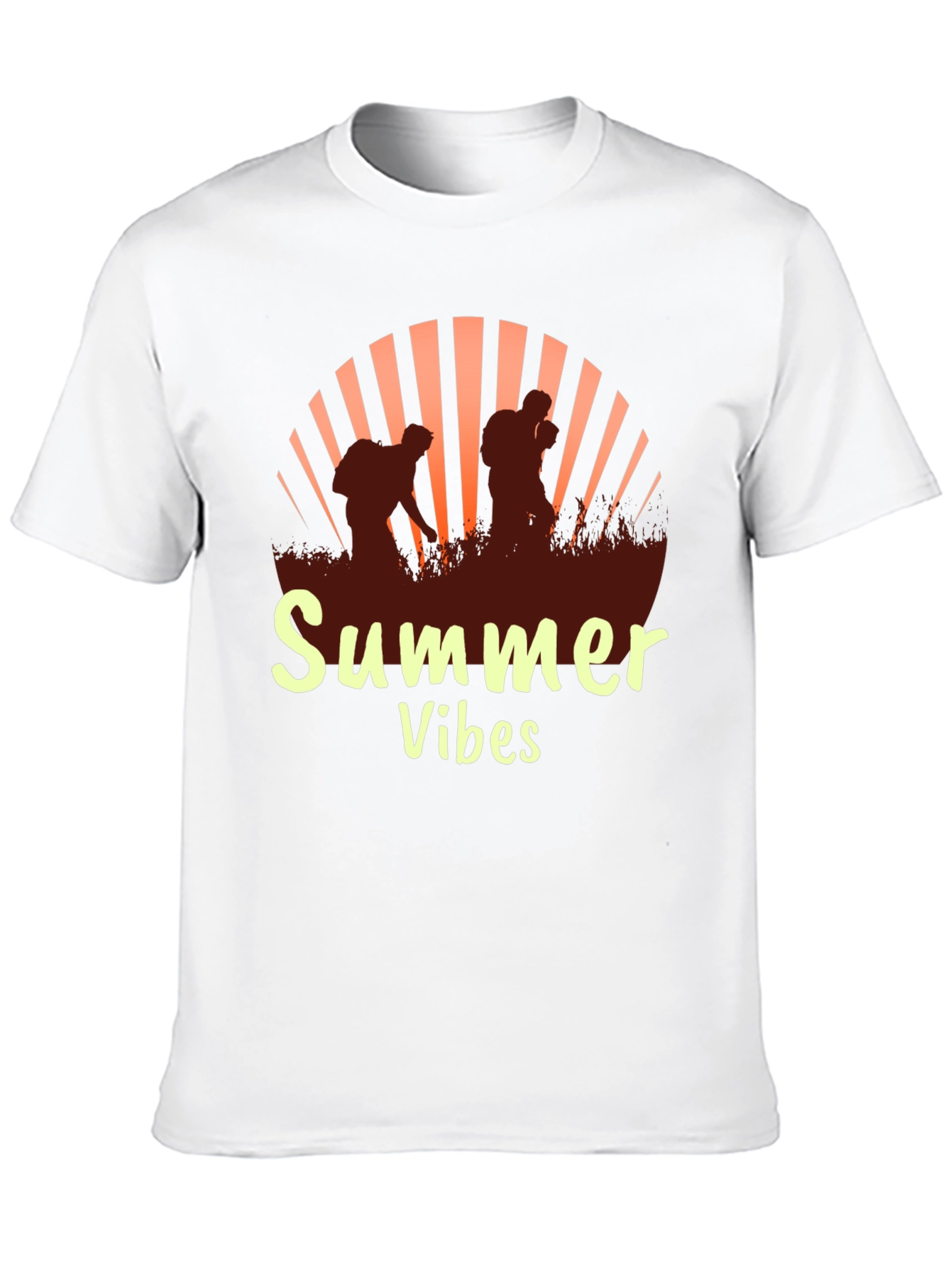 Summer Vibes Graphic Tee - Black T-Shirt