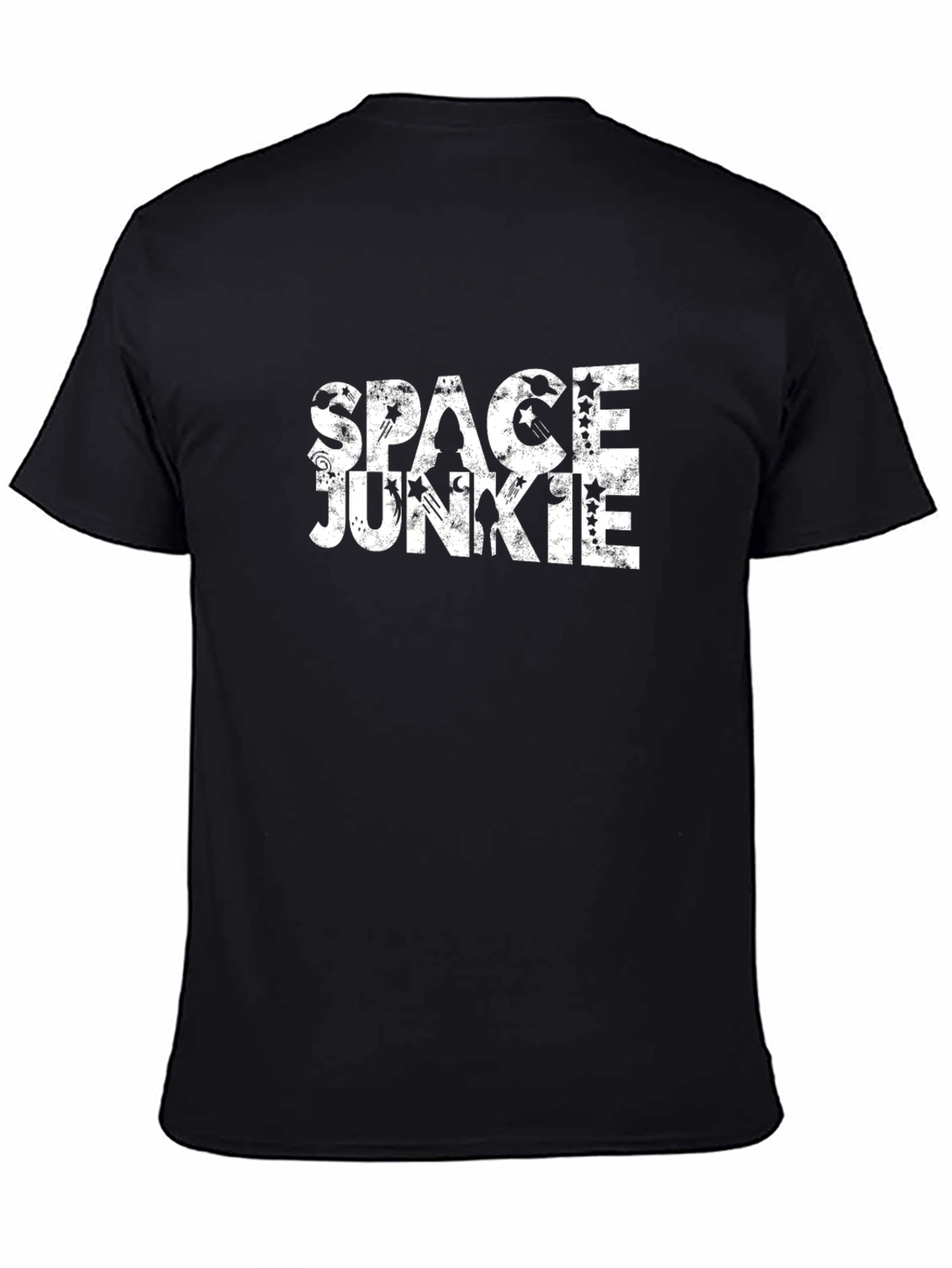 Space Junkie Graphic Tee - Black