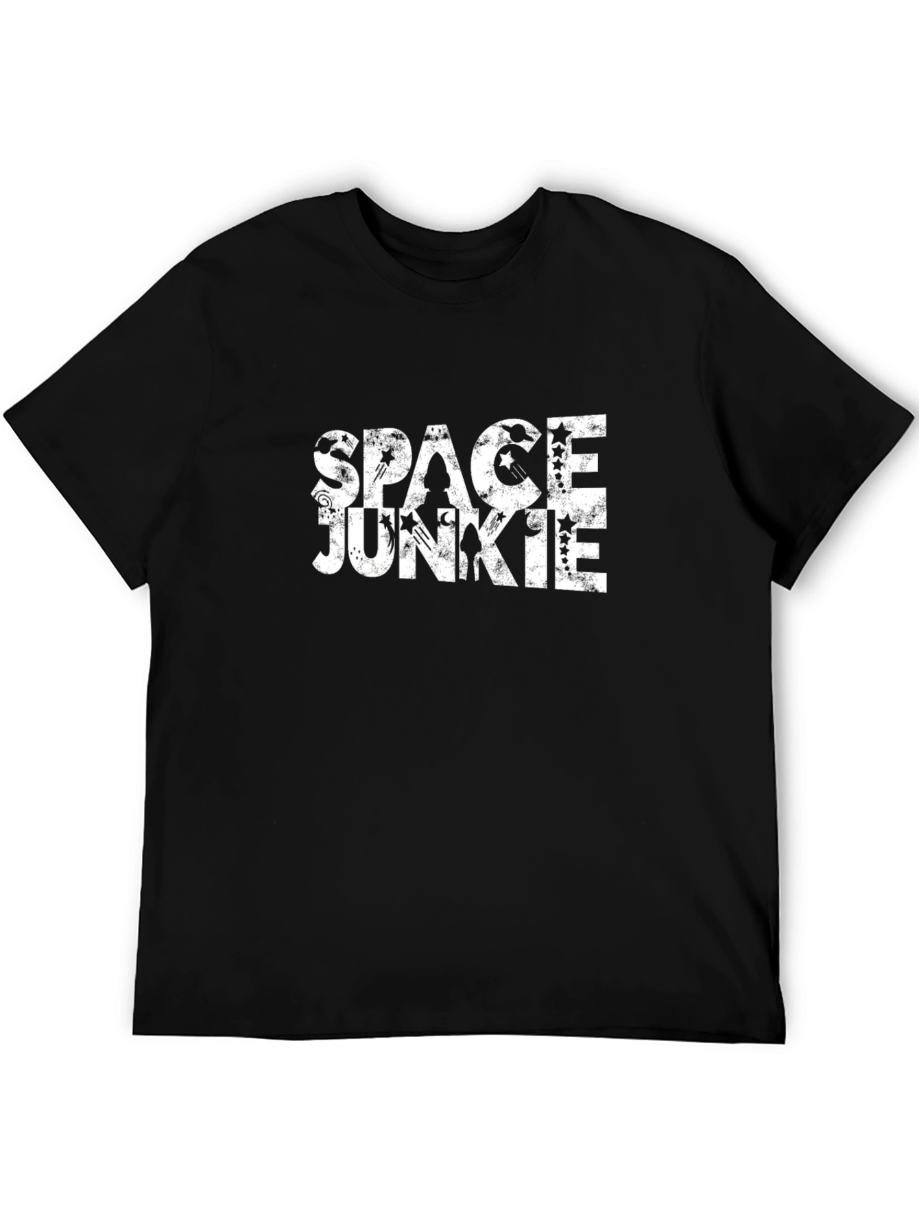 Space Junkie Graphic Tee - Black