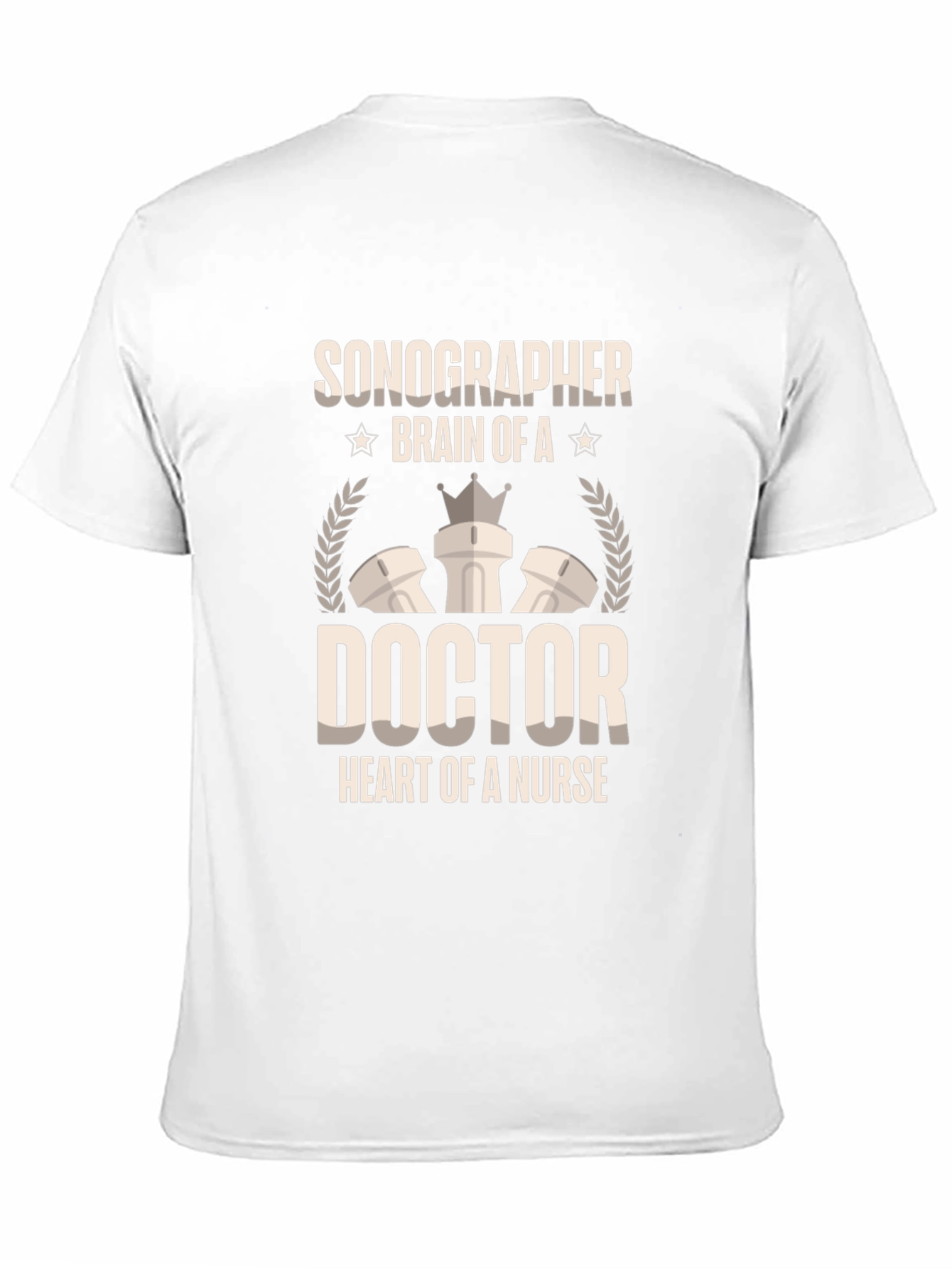 Sonographer Doctor Nurse Tee - Black