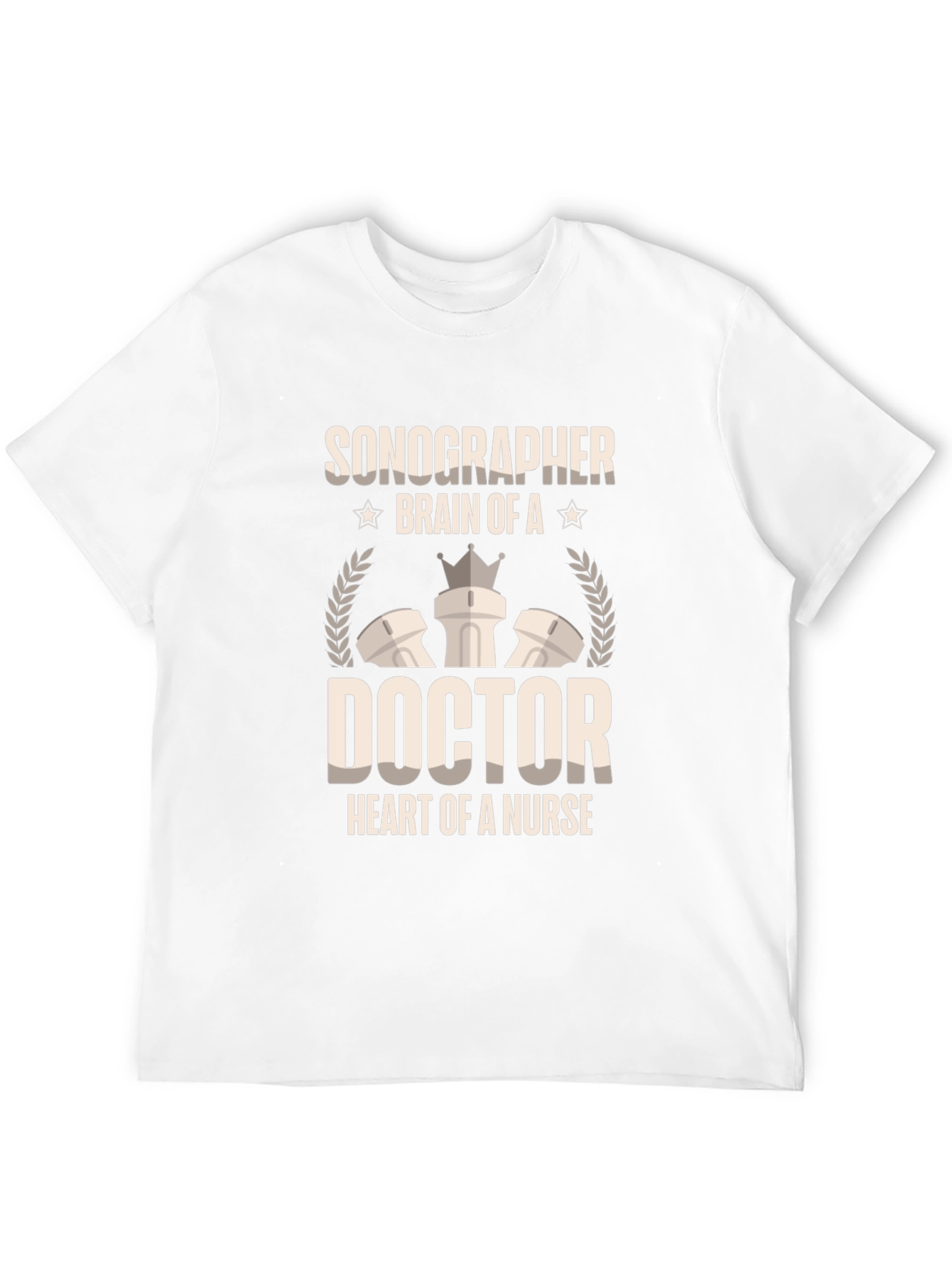 Sonographer Doctor Nurse Tee - Black