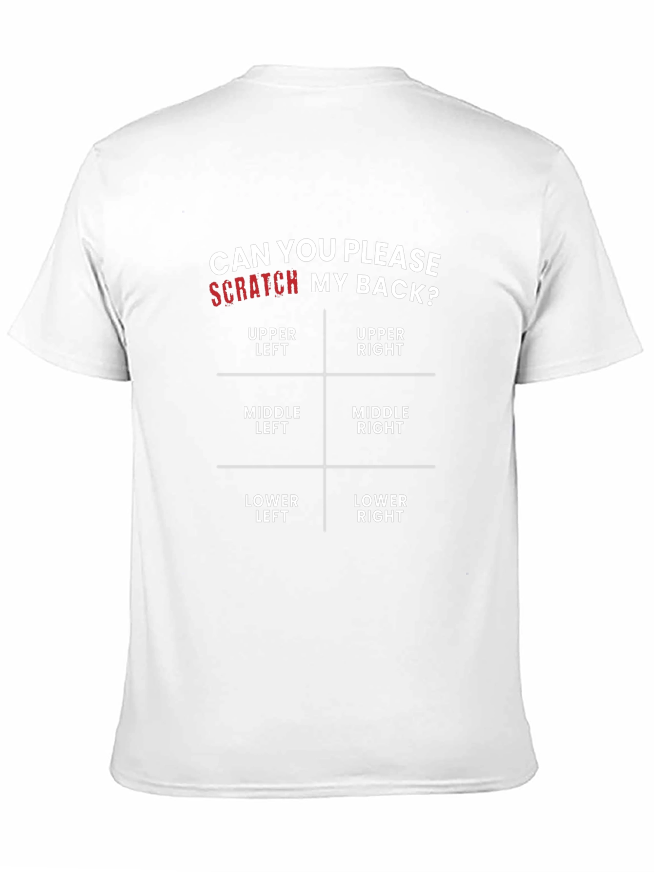 Scratch My Back T-Shirt Funny Novelty Tee