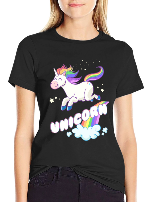 Unicorn Rainbow T-Shirt - Fun Whimsical Design