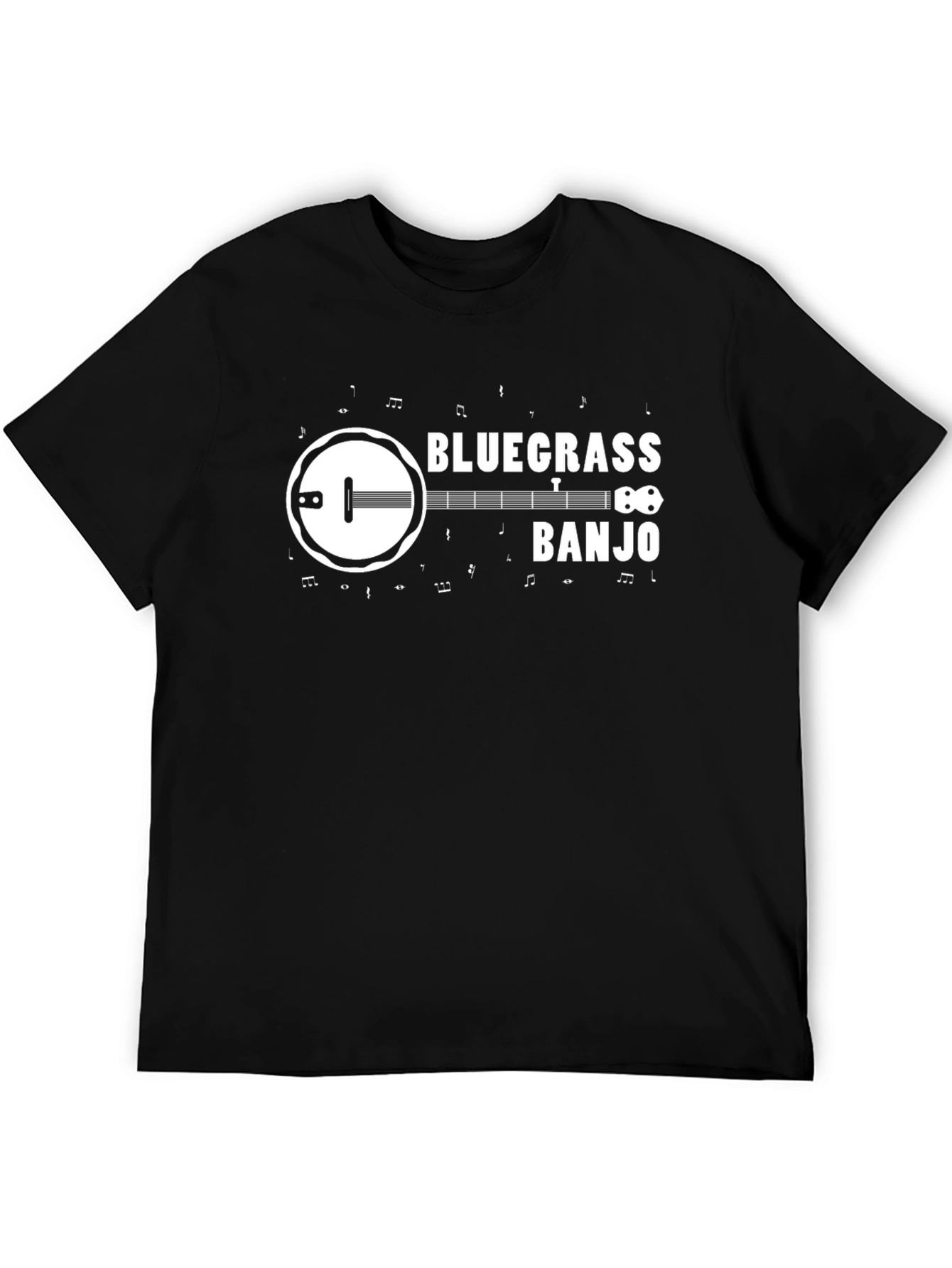 Bluegrass Banjo Graphic Tee - Musical Instrument T-Shirt