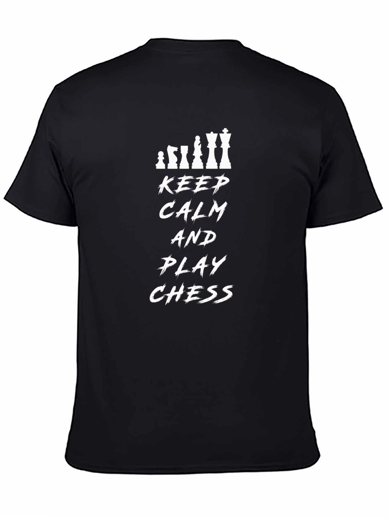 Keep Calm and Play Chess Graphic T-Shirt