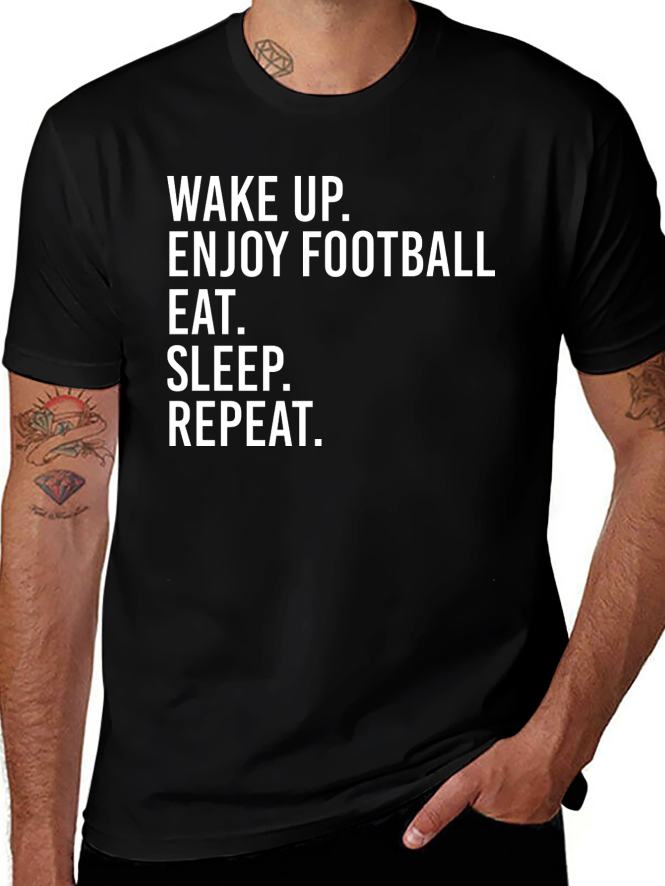 Wake Up Enjoy Football T-Shirt