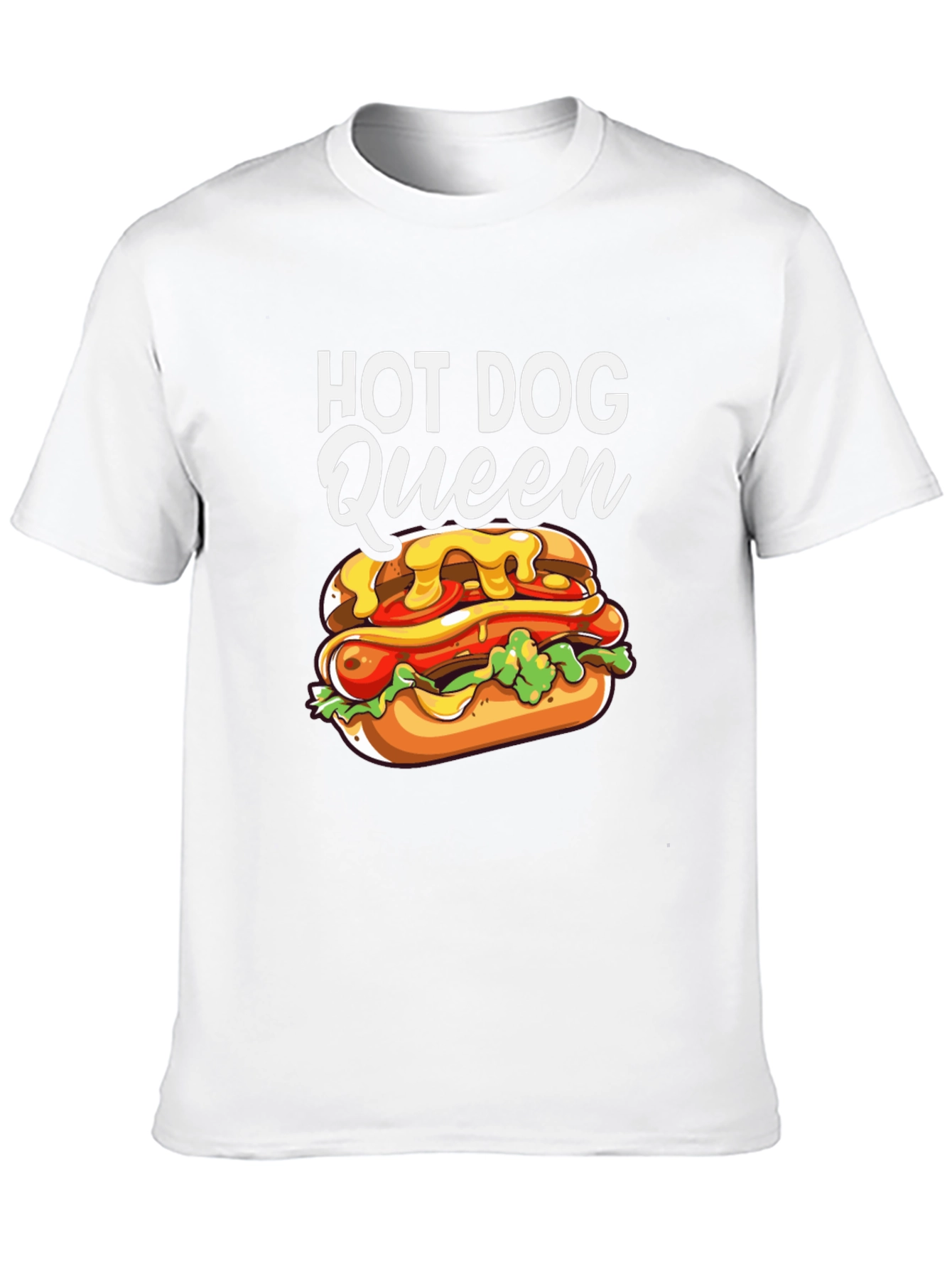 Hot Dog Queen Graphic T-Shirt