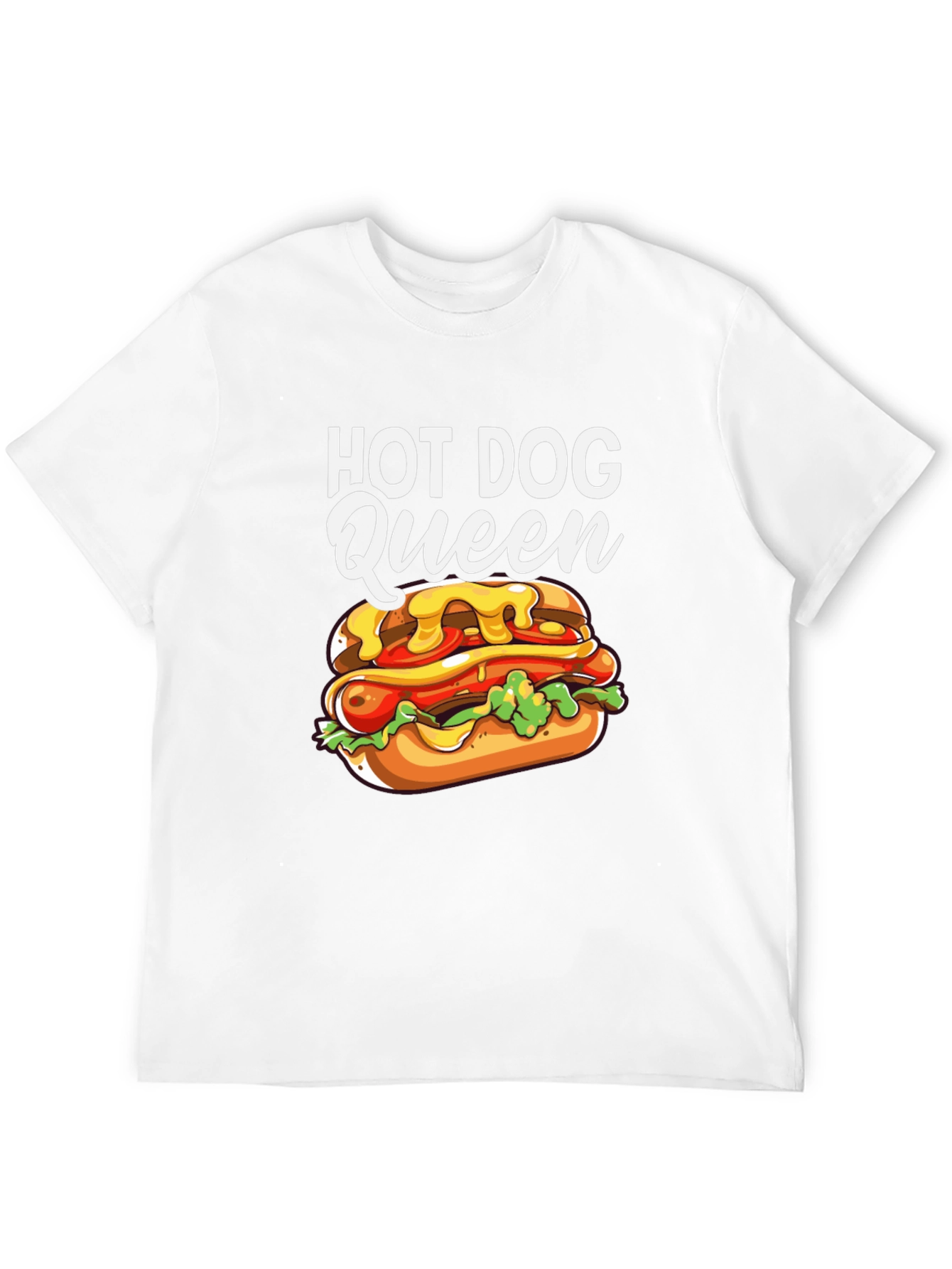 Hot Dog Queen Graphic T-Shirt