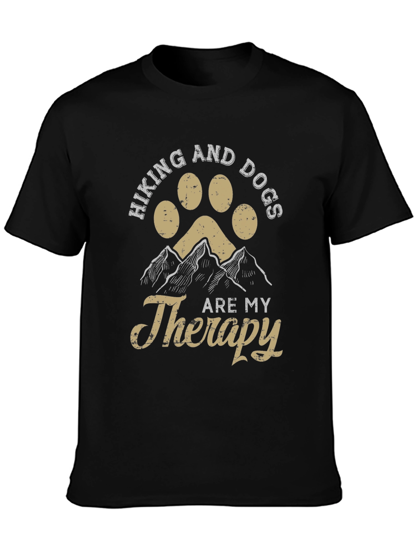 Hiking and Dogs Therapy T-Shirt - Adventure Apparel