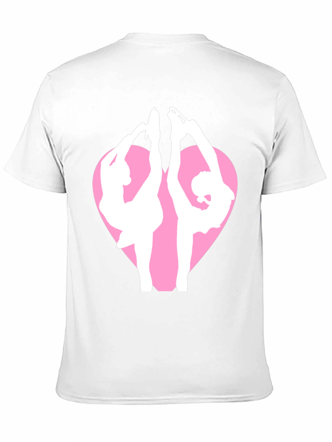 Figure Skating Heart Graphic Tee