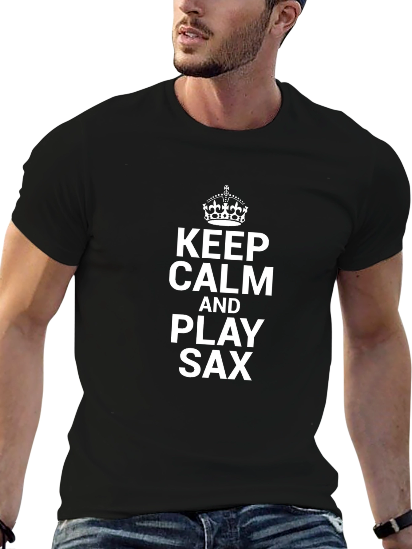 Keep Calm and Play Sax T-Shirt