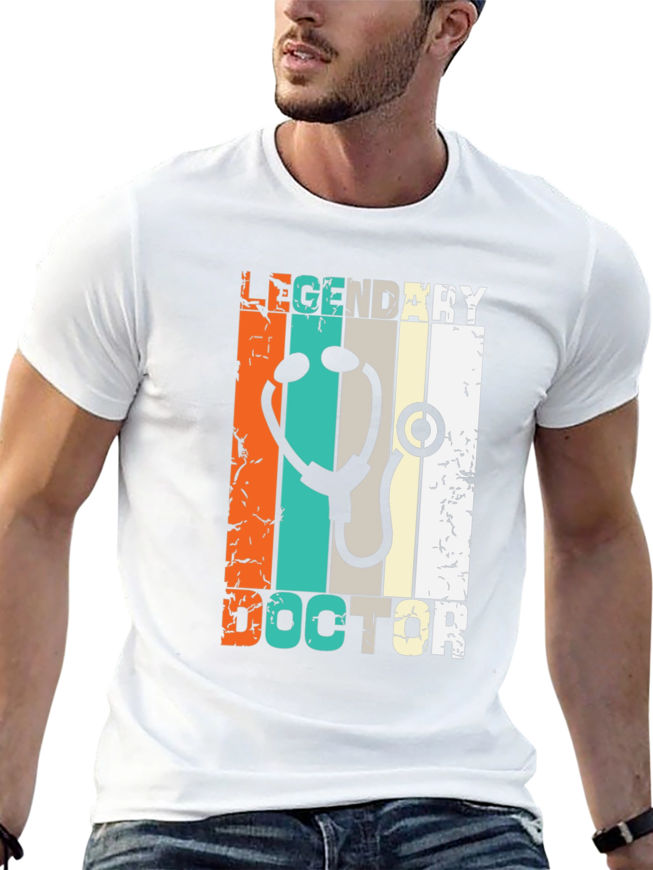 Legendary Doctor T-Shirt - Stethoscope Graphic Tee