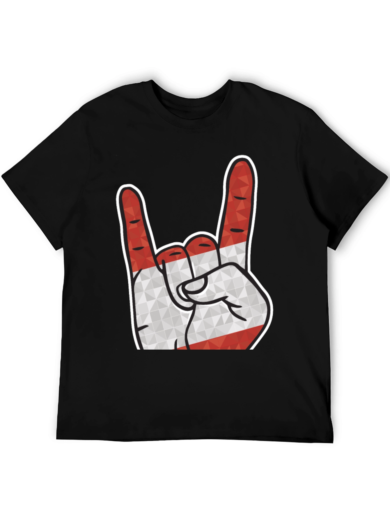 Rock On Austria Hand Sign T-Shirt