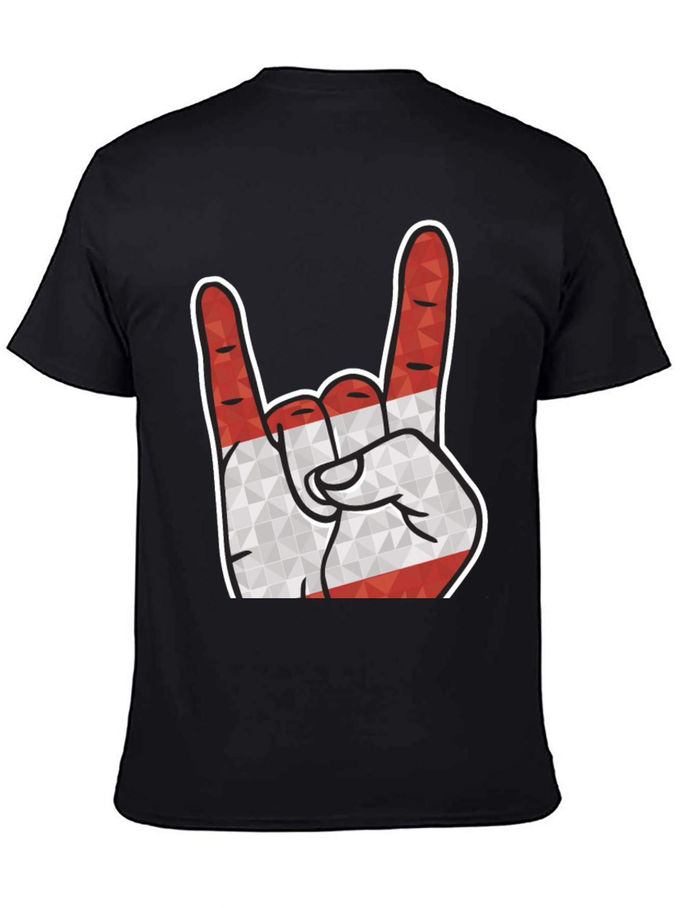 Rock On Austria Hand Sign T-Shirt