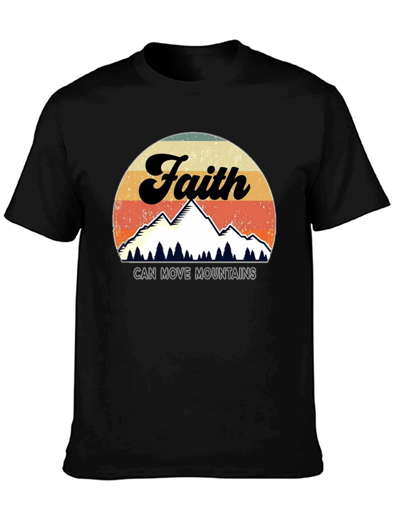 Faith Can Move Mountains Graphic T-Shirt