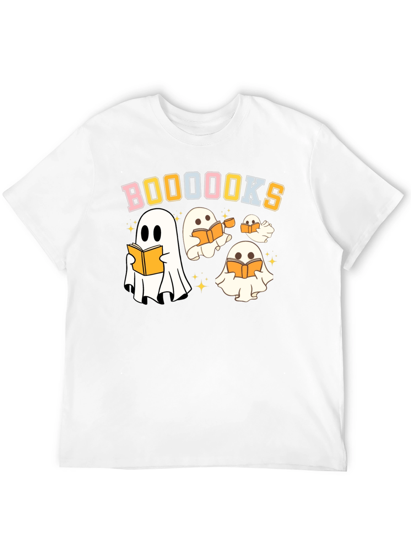 Booooks Halloween T-Shirt - Ghostly Readers