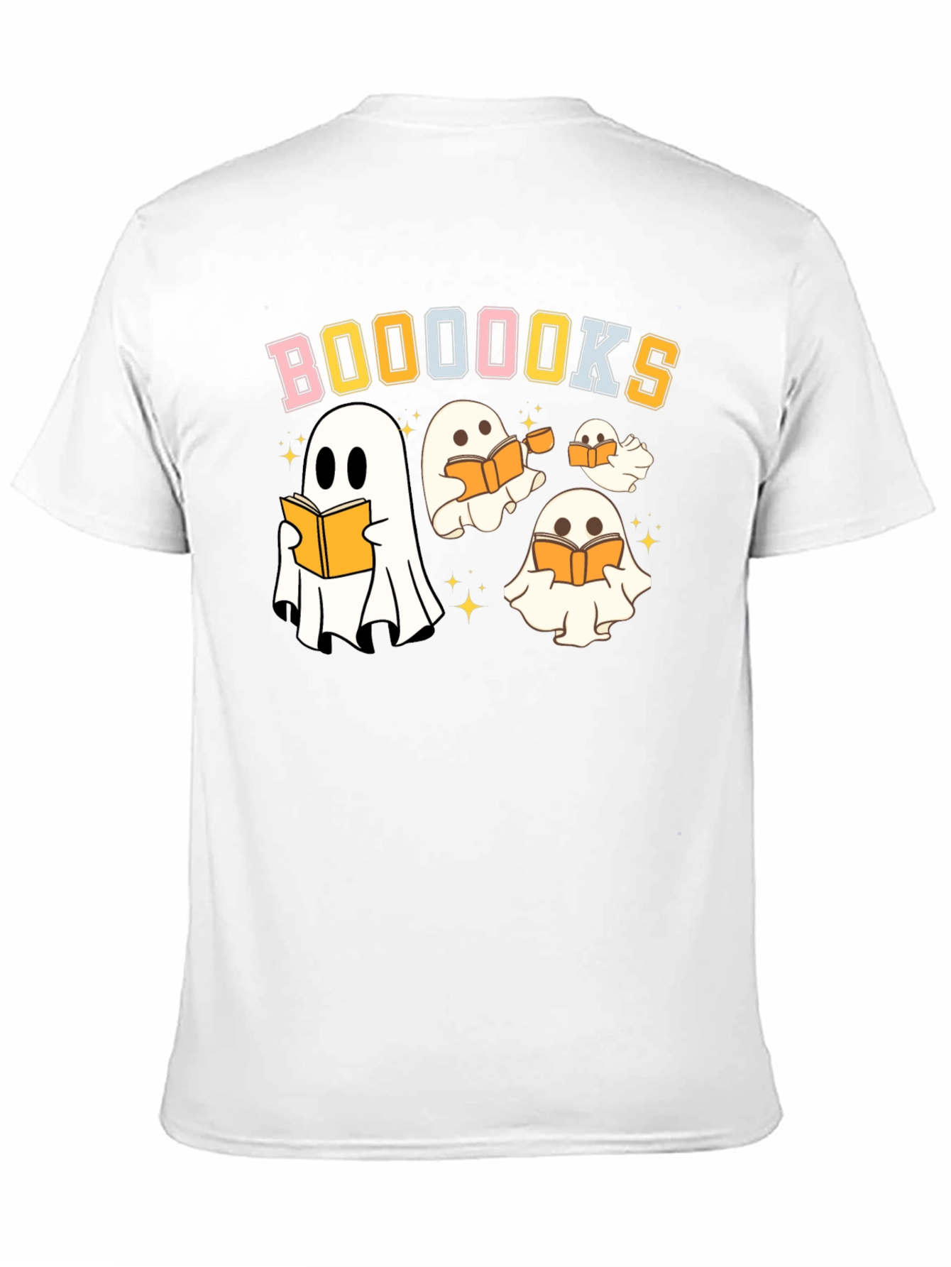 Booooks Halloween T-Shirt - Ghostly Readers