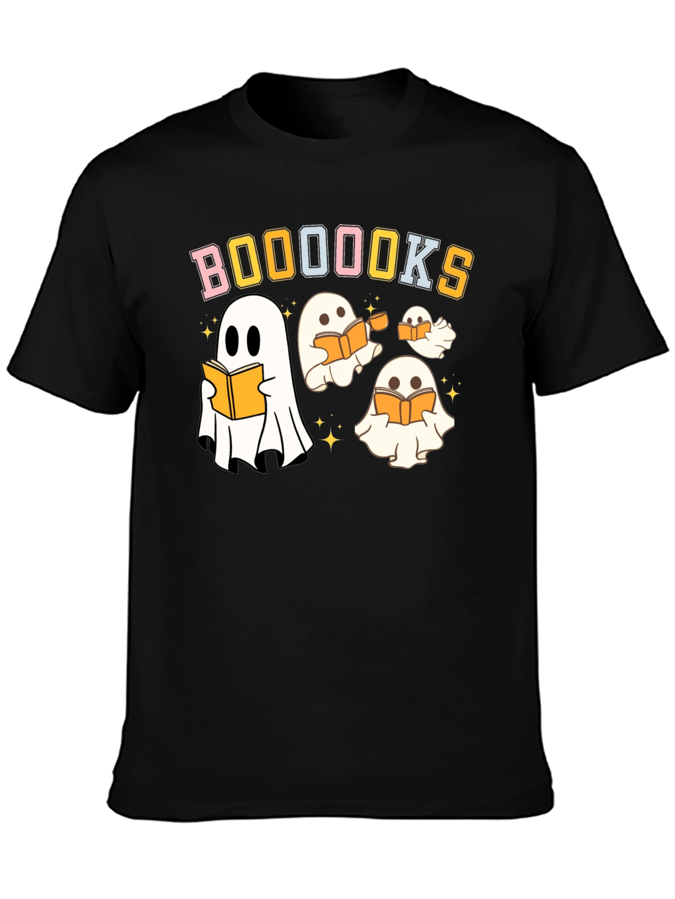 Booooks Halloween T-Shirt - Ghostly Readers