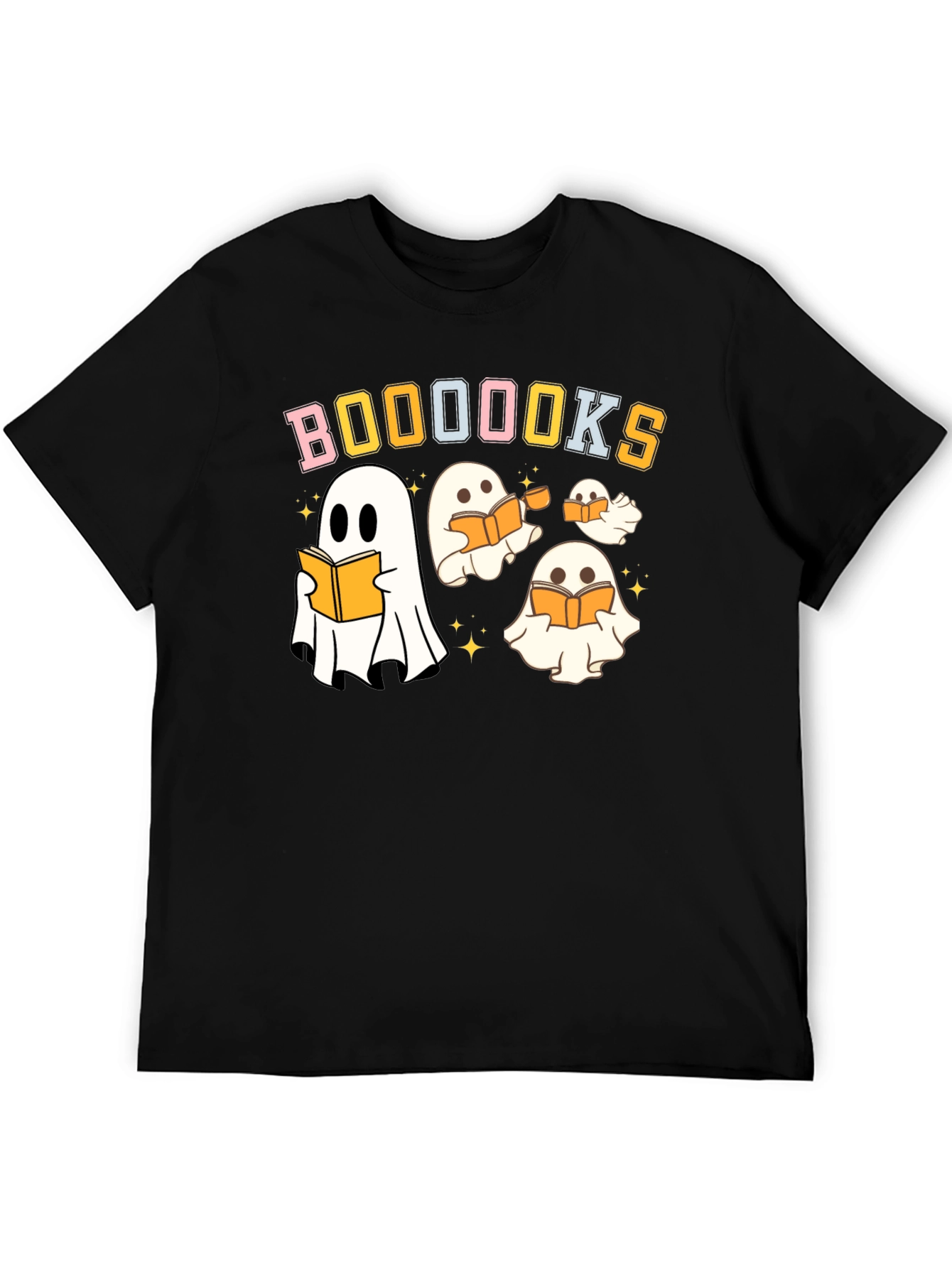Booooks Halloween T-Shirt - Ghostly Readers