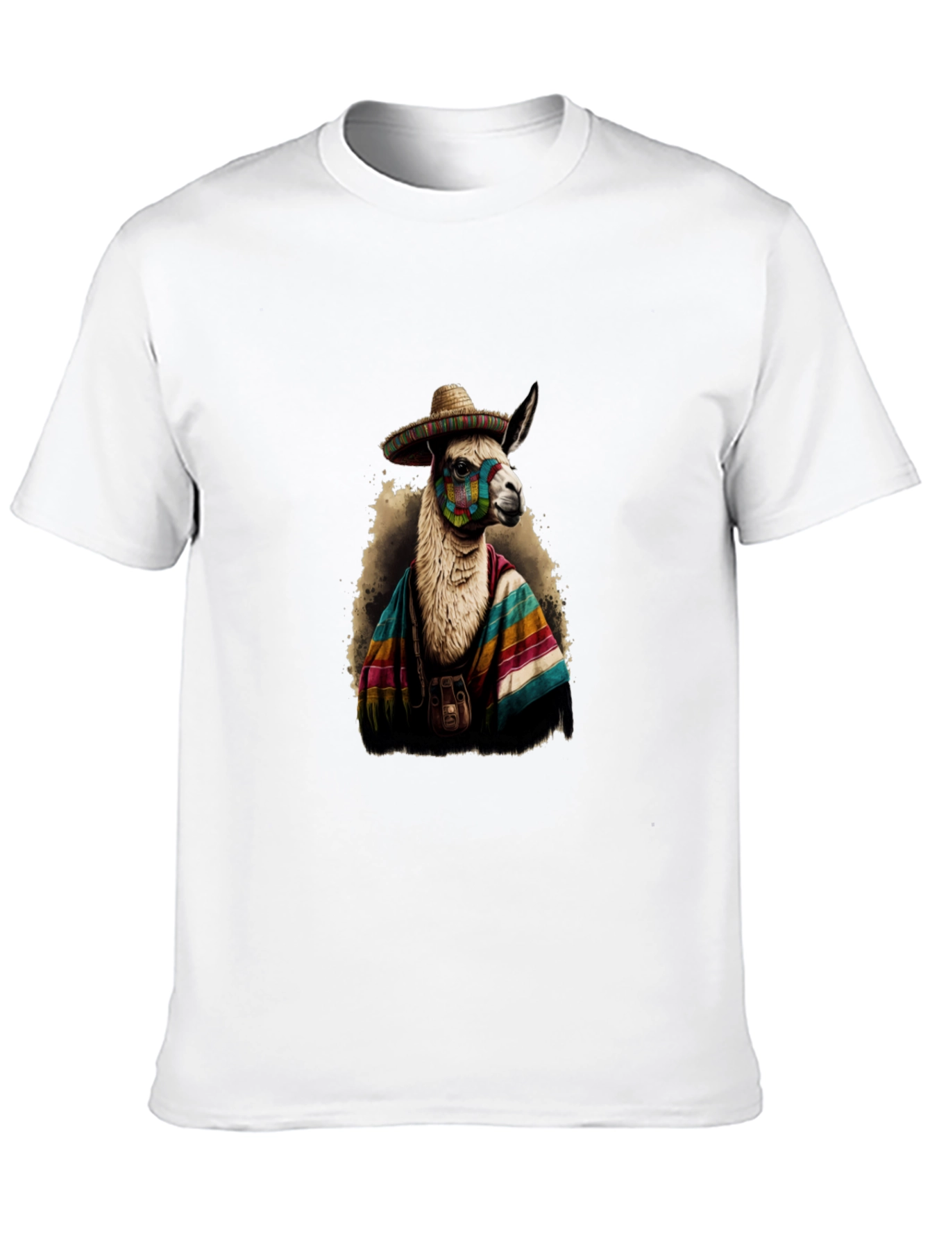 Mexican Llama Graphic T-Shirt