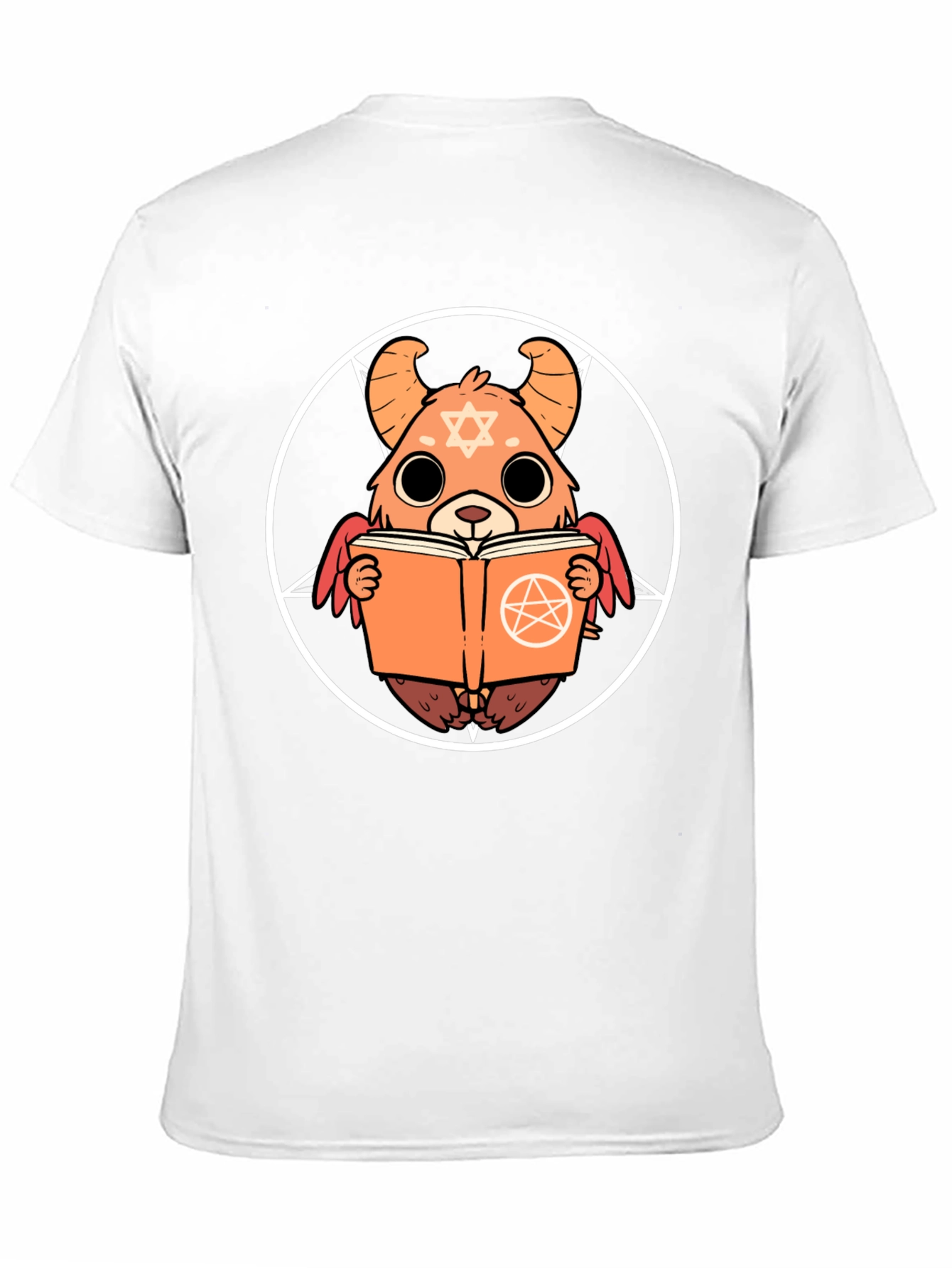 Occult Bear Graphic Tee - Black Cotton T-Shirt