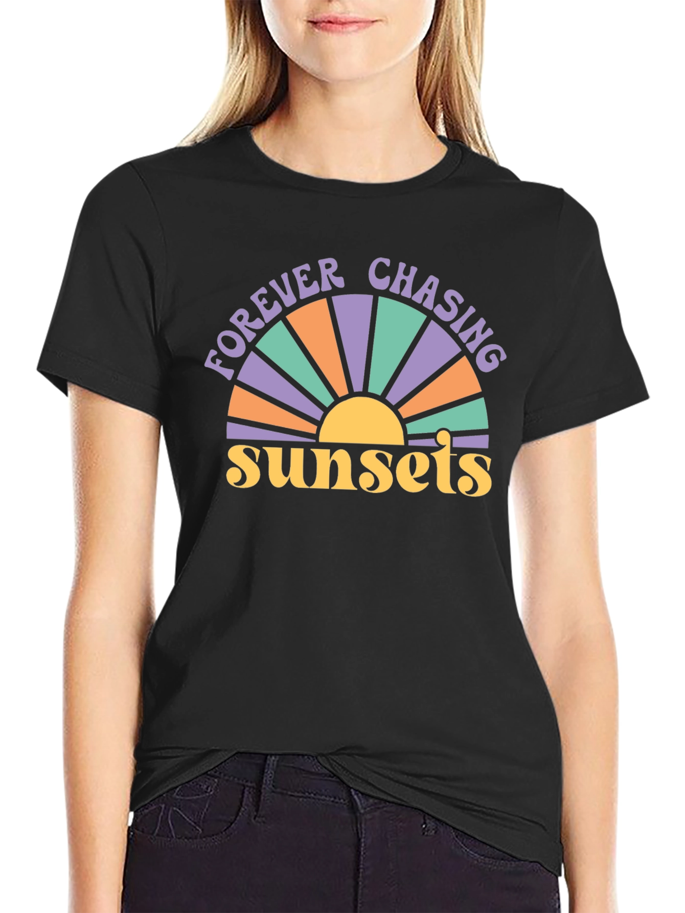 Forever Chasing Sunsets Graphic T-Shirt