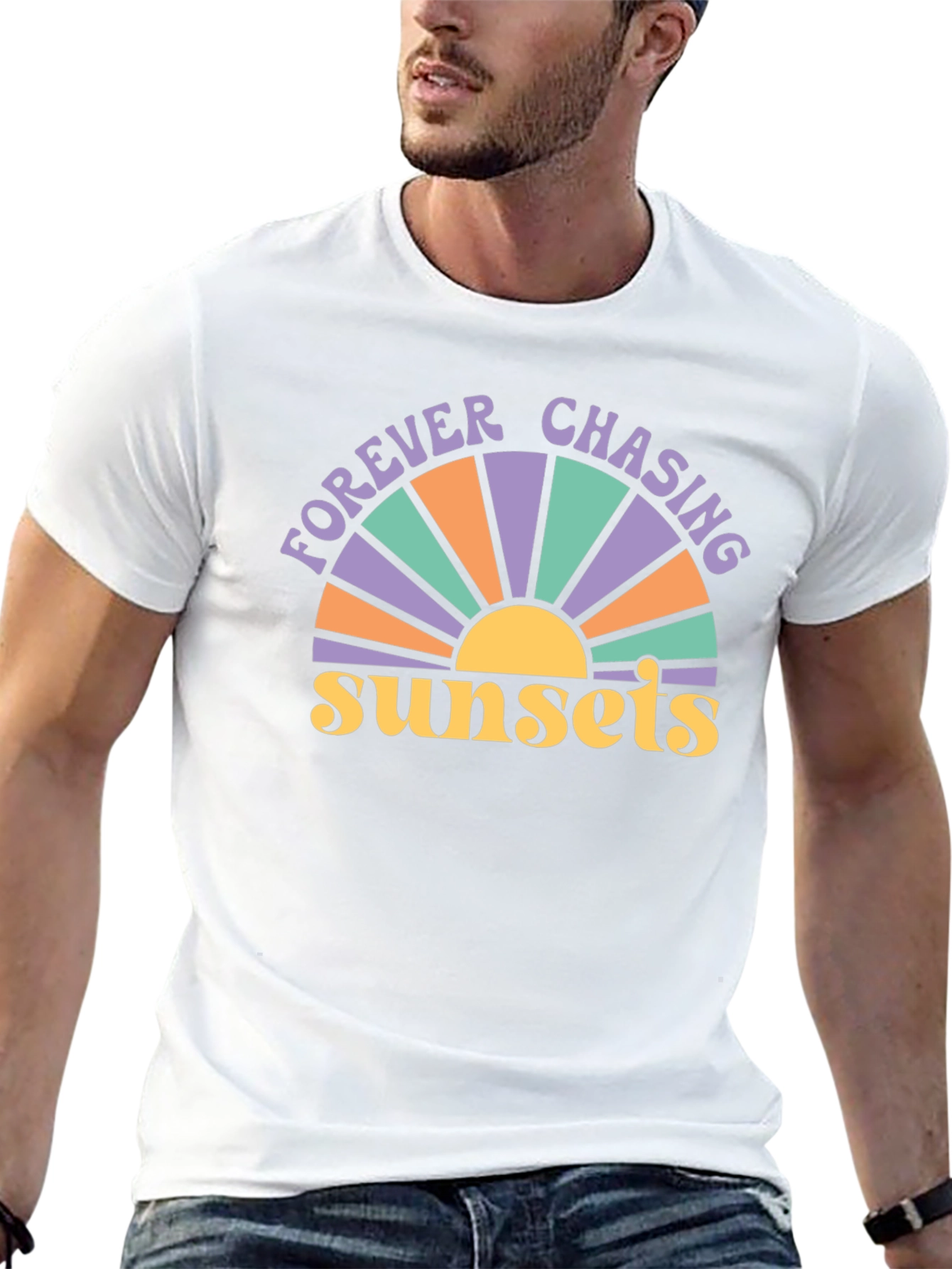Forever Chasing Sunsets Graphic T-Shirt