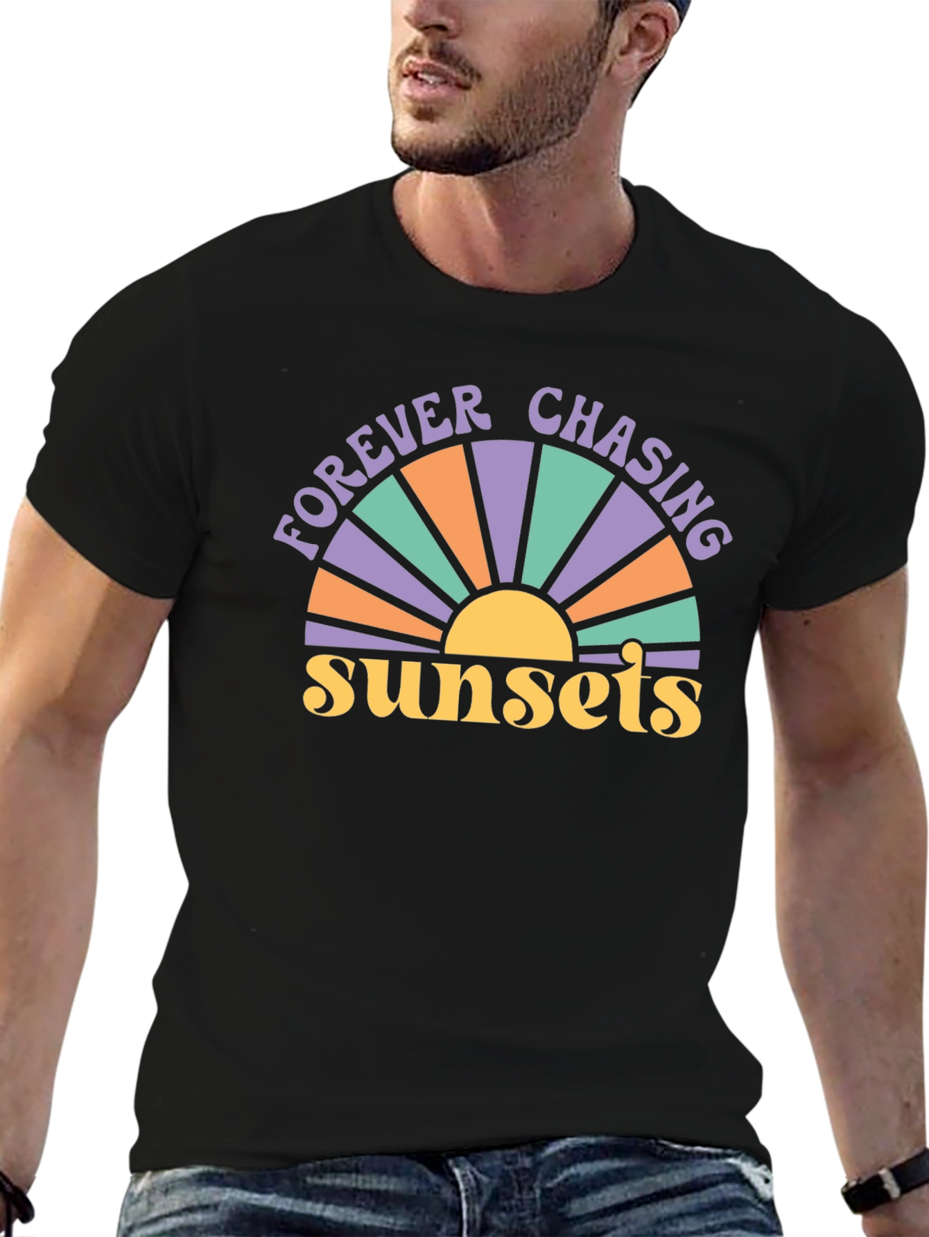 Forever Chasing Sunsets Graphic T-Shirt