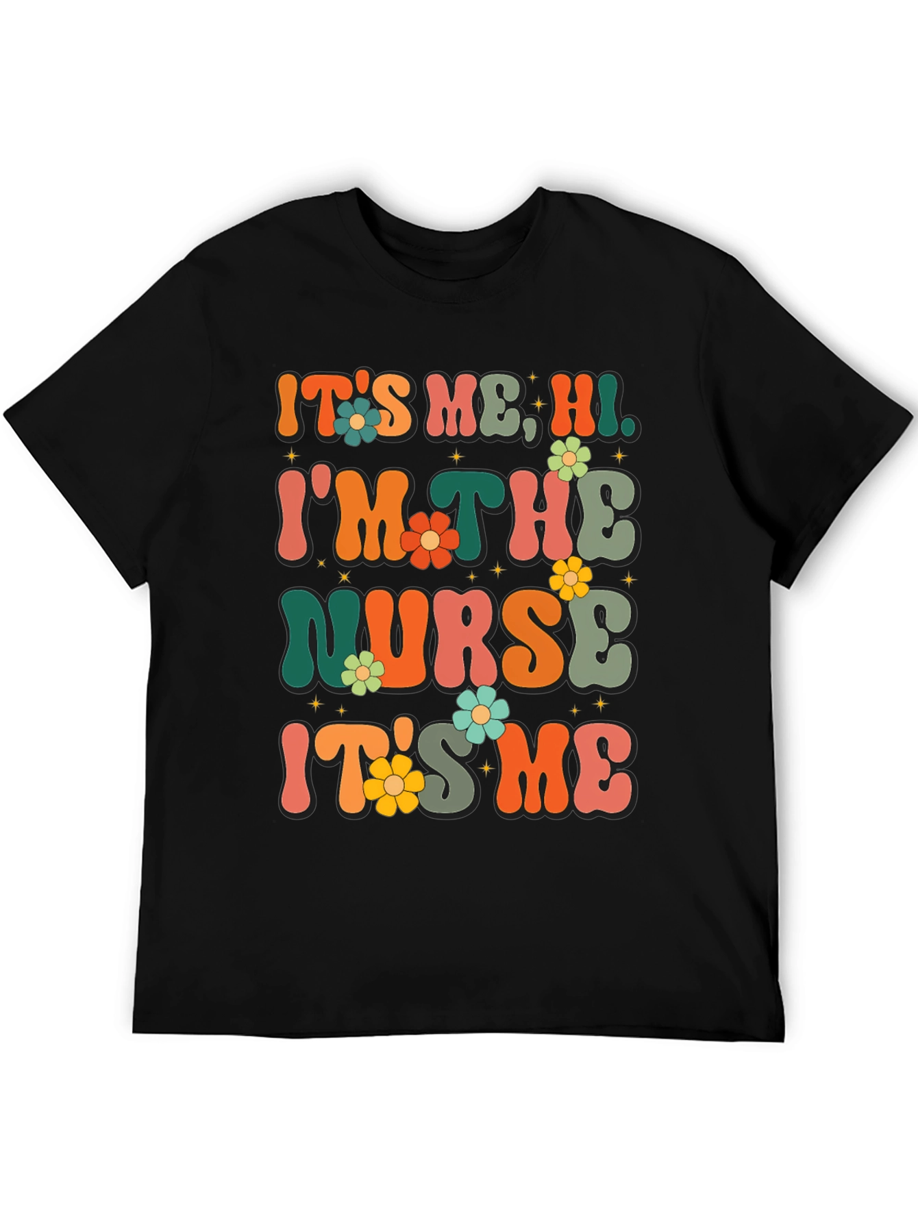 Retro Nurse T-Shirt - Its Me Hi!
