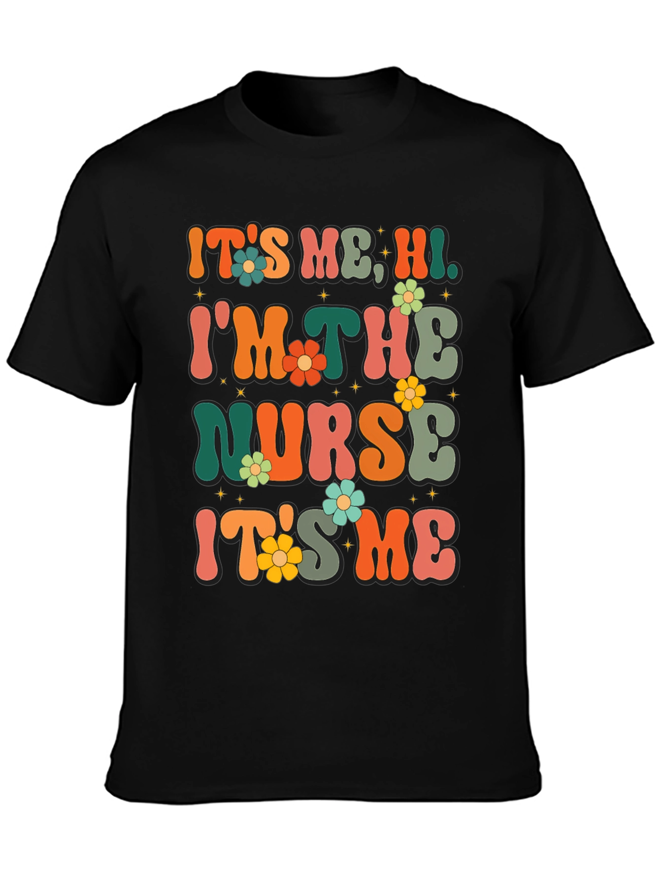 Retro Nurse T-Shirt - Its Me Hi!