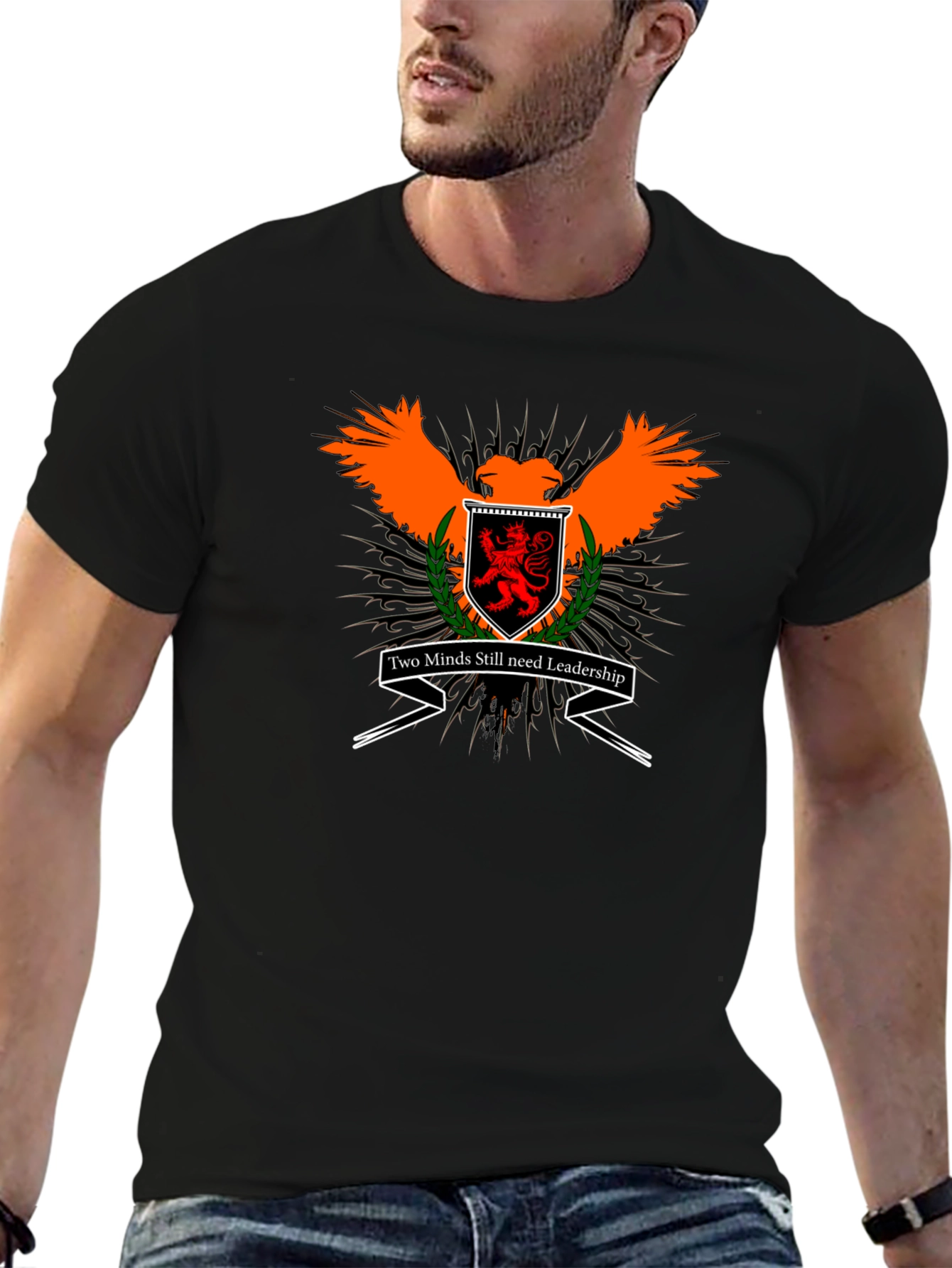 Two Minds Leadership Graphic Tee - Black