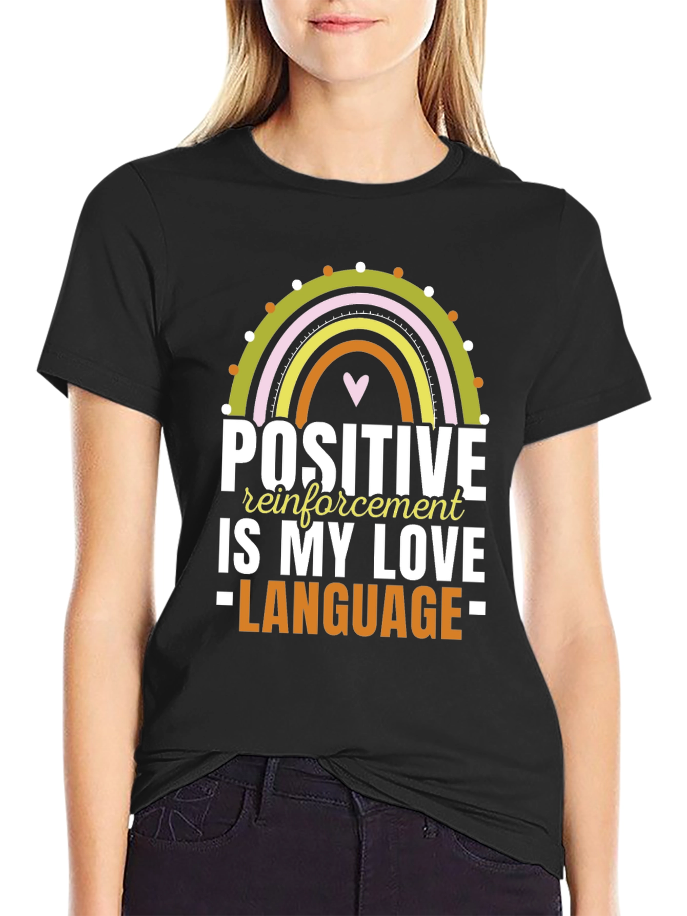 Positive Reinforcement Love Language Graphic Tee