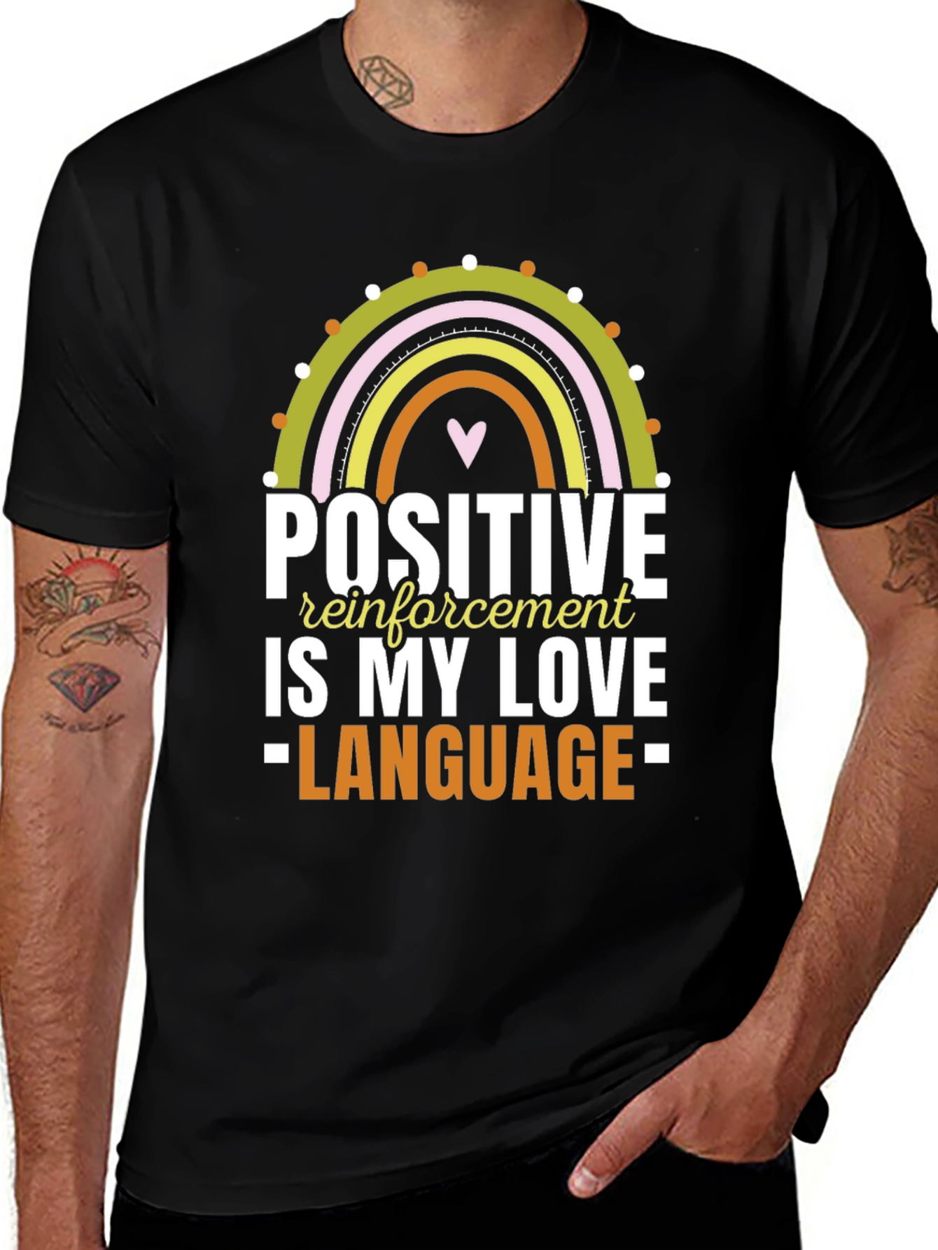 Positive Reinforcement Love Language Graphic Tee